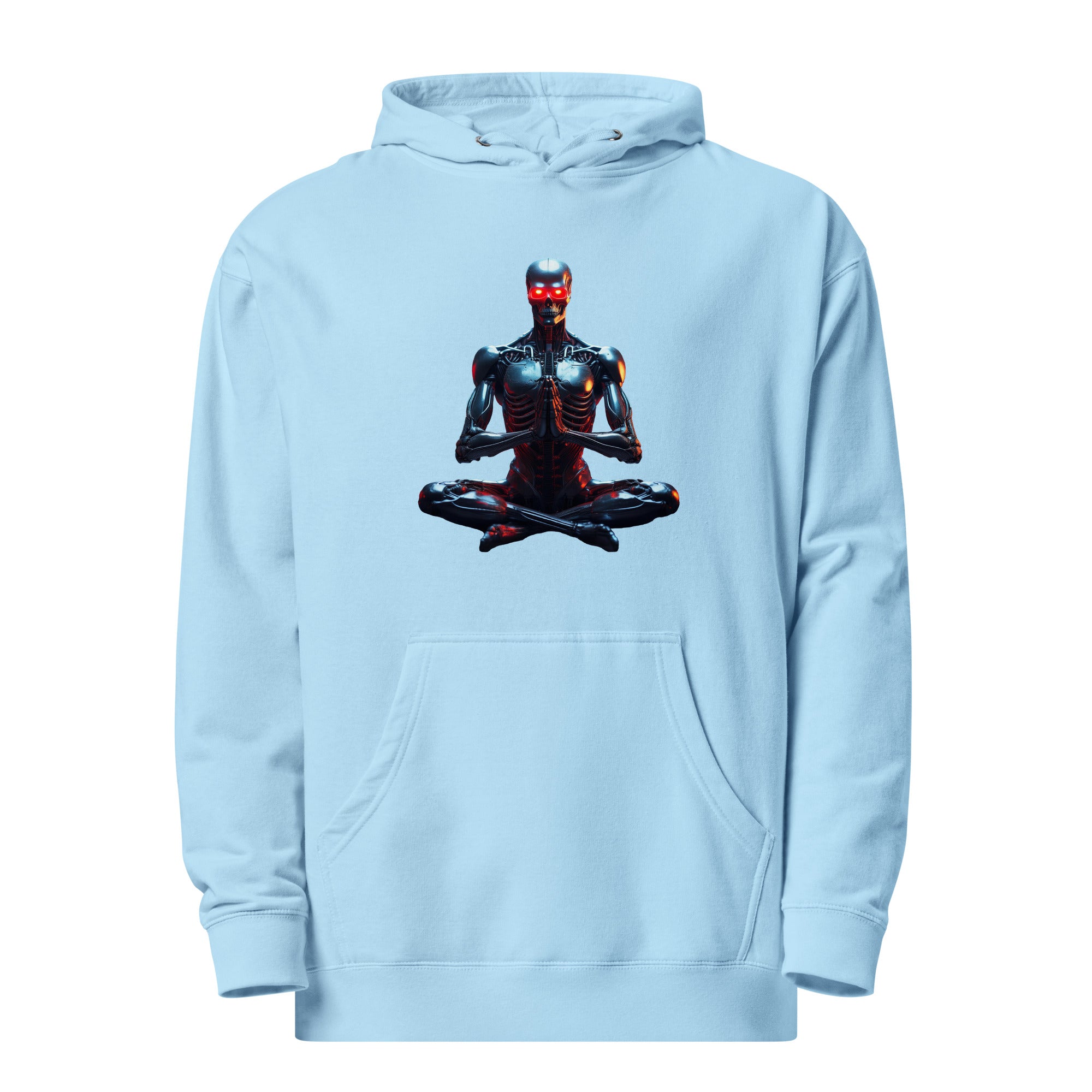 Terminator Buddha Unisex midweight hoodie