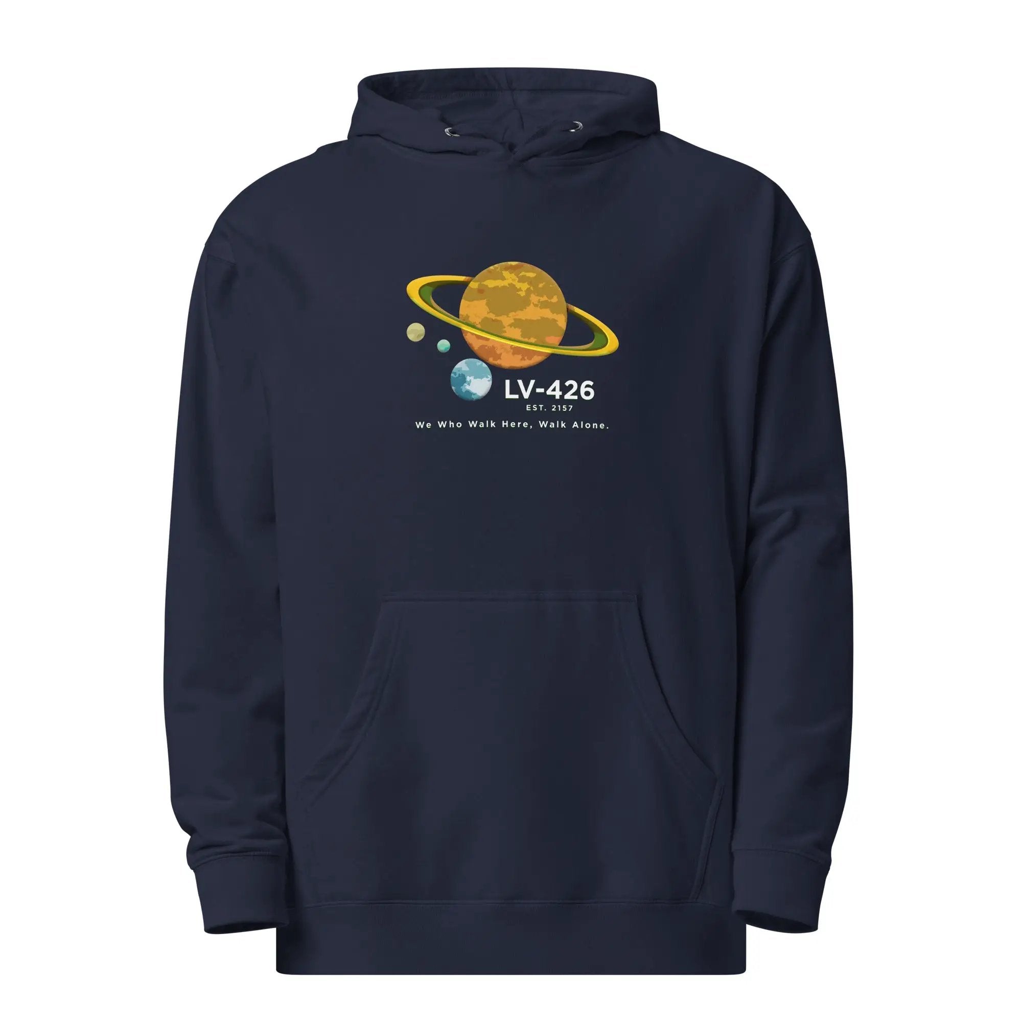 a hoodie with the nasa logo on it