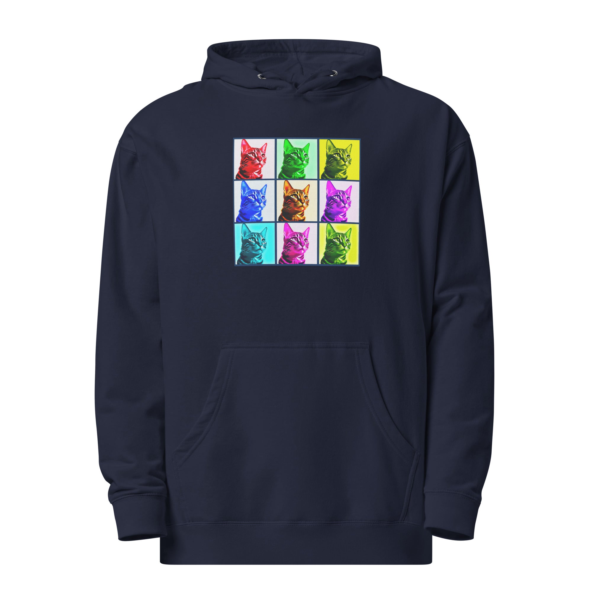Warhol Cats Unisex midweight hoodie