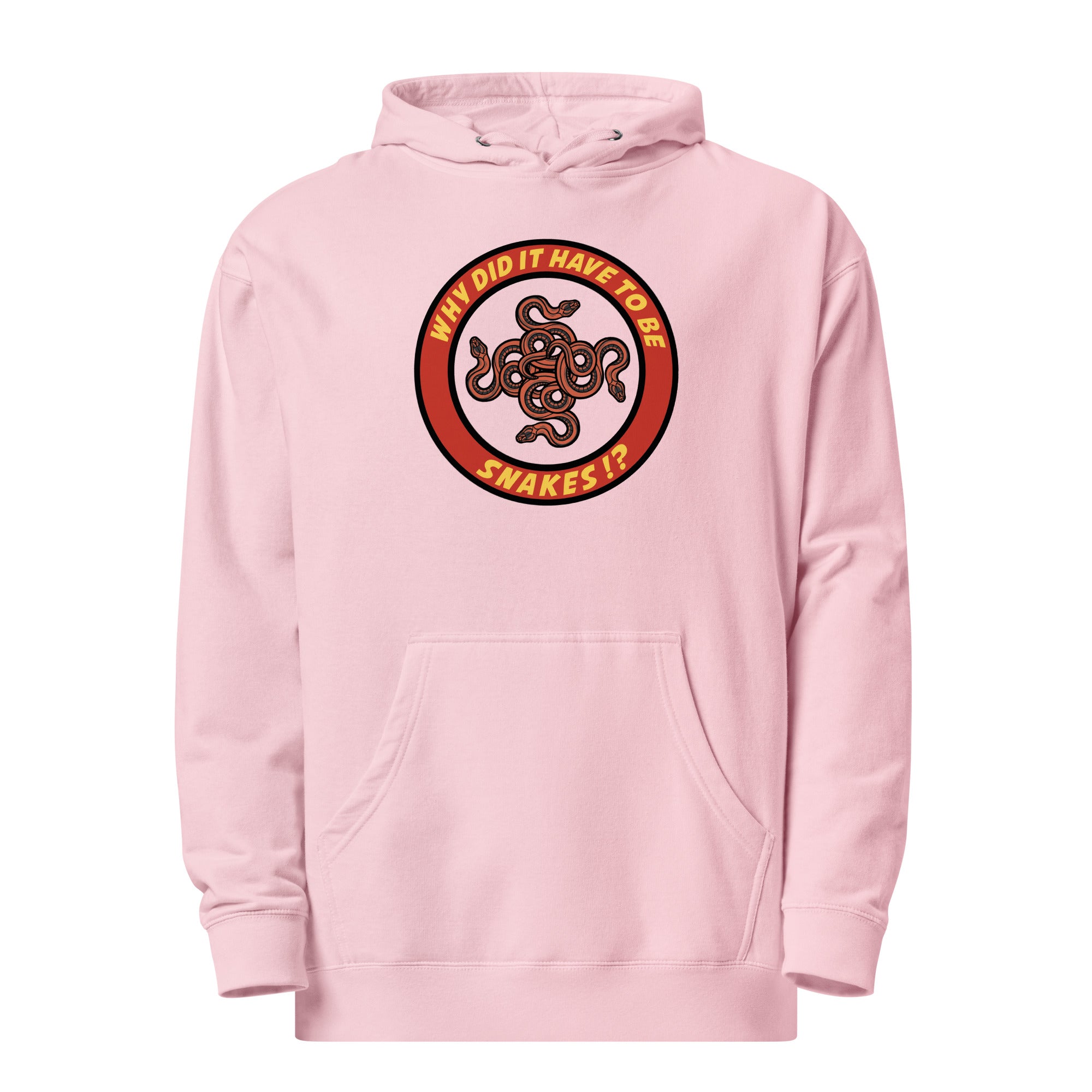 Why Did It Have To Be Snakes? Unisex midweight hoodie