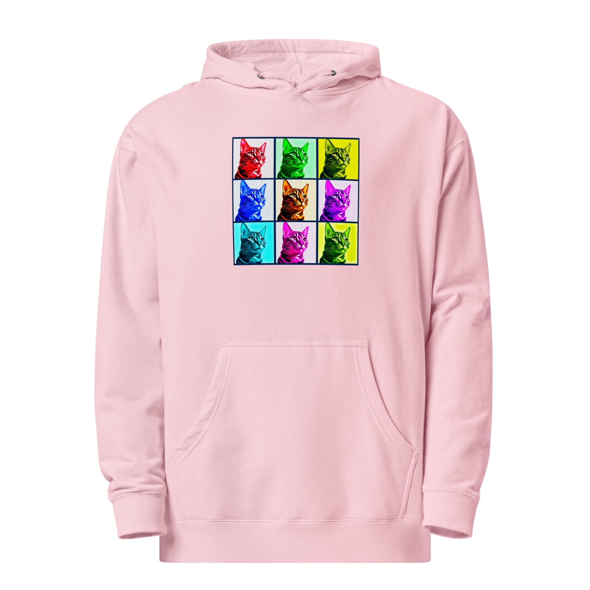 Warhol Cats Unisex midweight hoodie