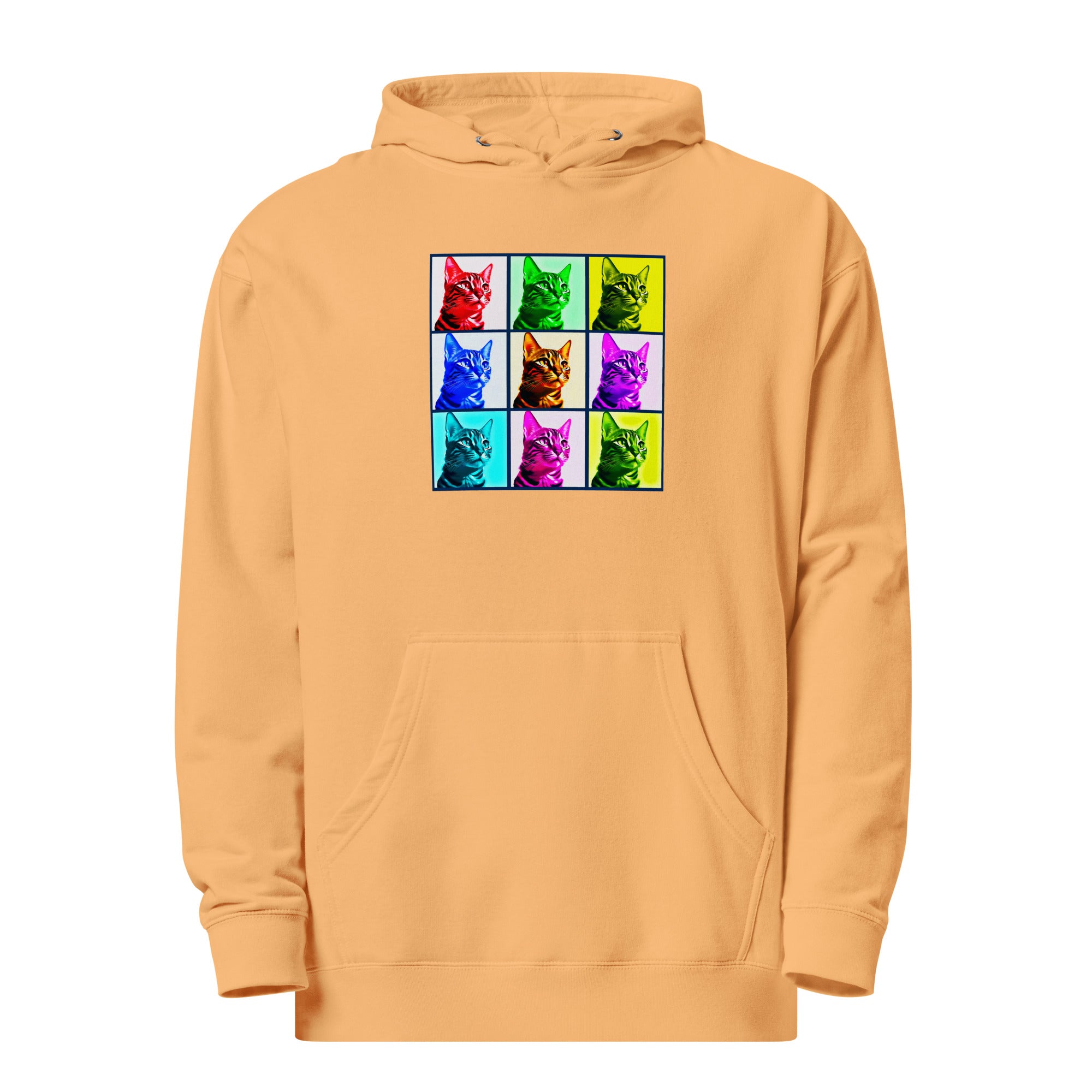Warhol Cats Unisex midweight hoodie