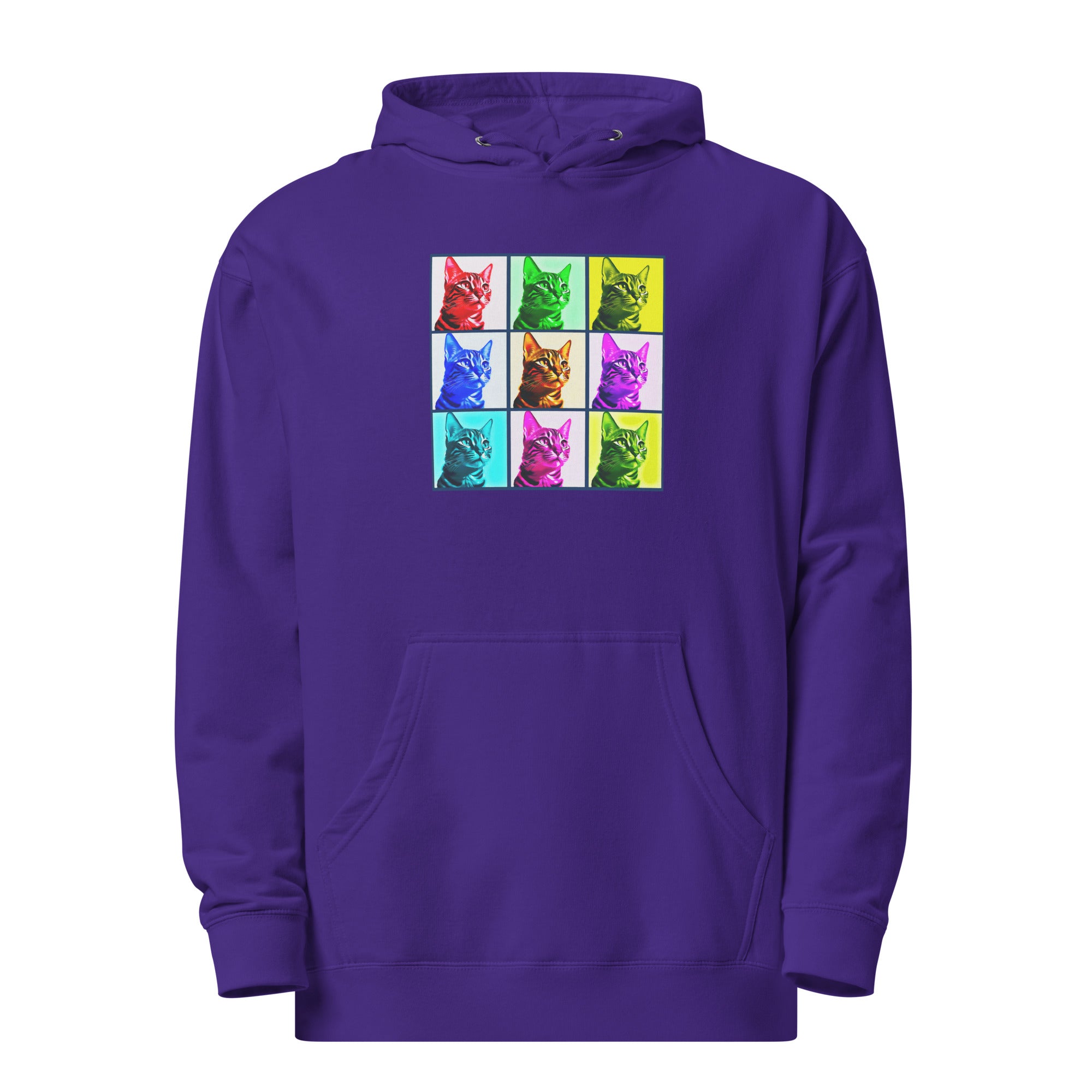 Warhol Cats Unisex midweight hoodie