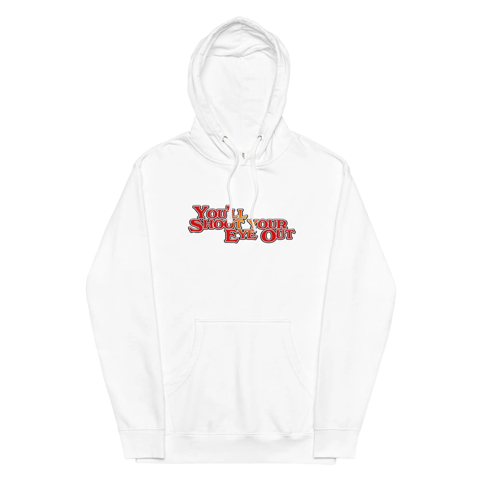 a white hoodie with the words you can't stop on it
