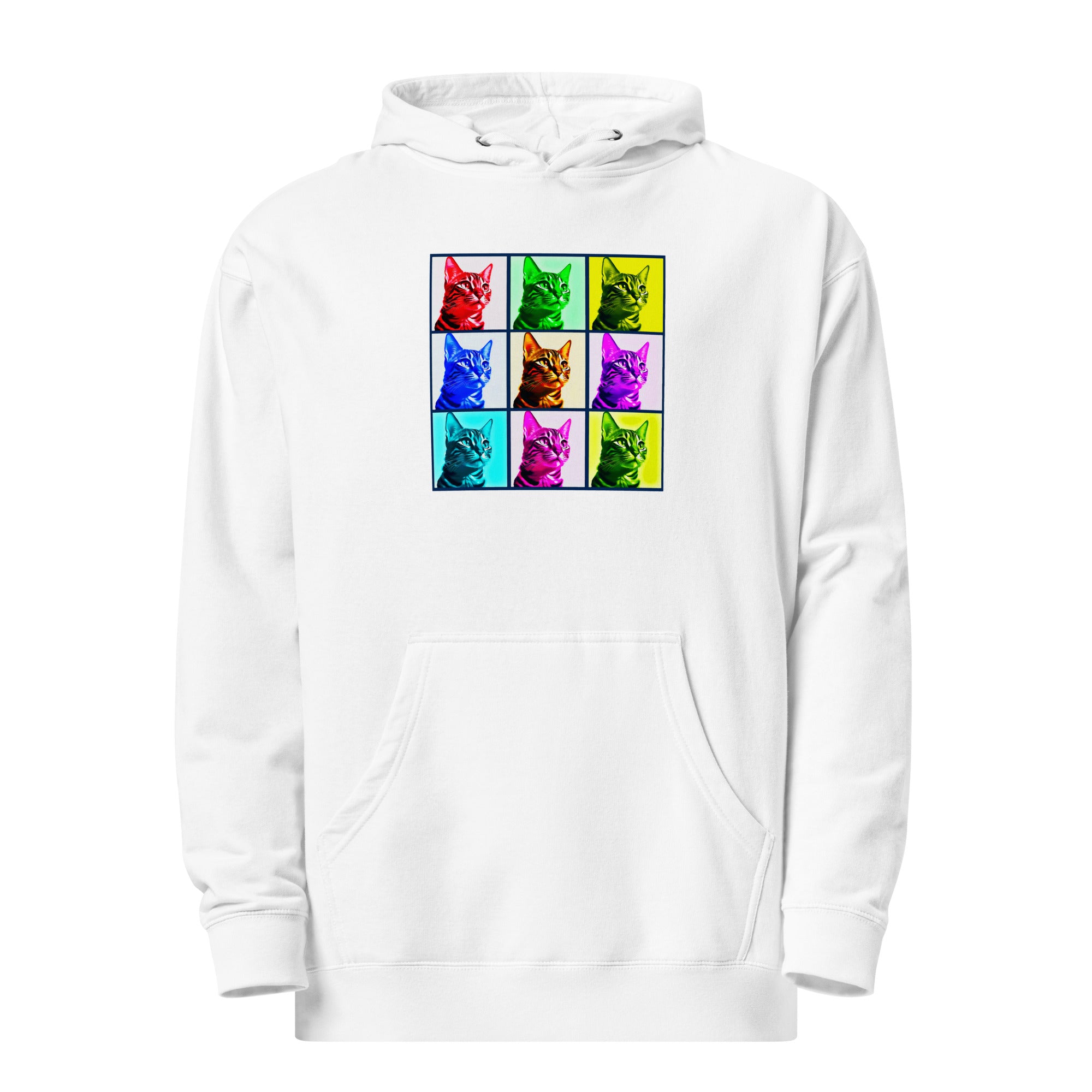 Warhol Cats Unisex midweight hoodie