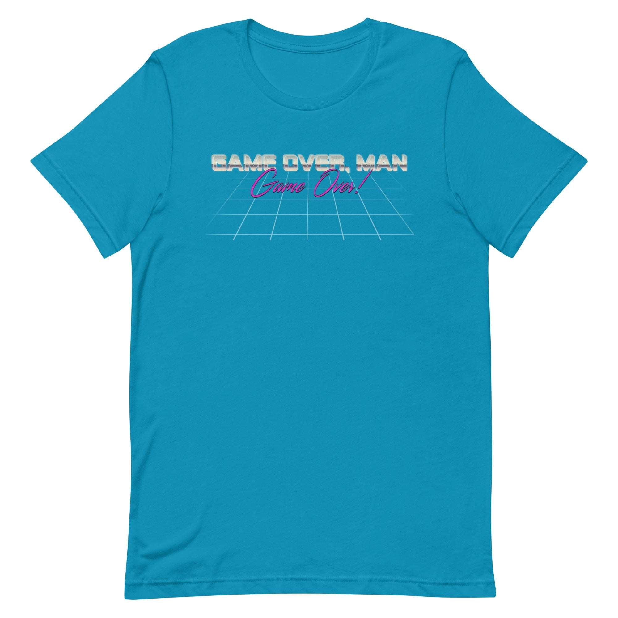 a blue t - shirt with the words save your man on it