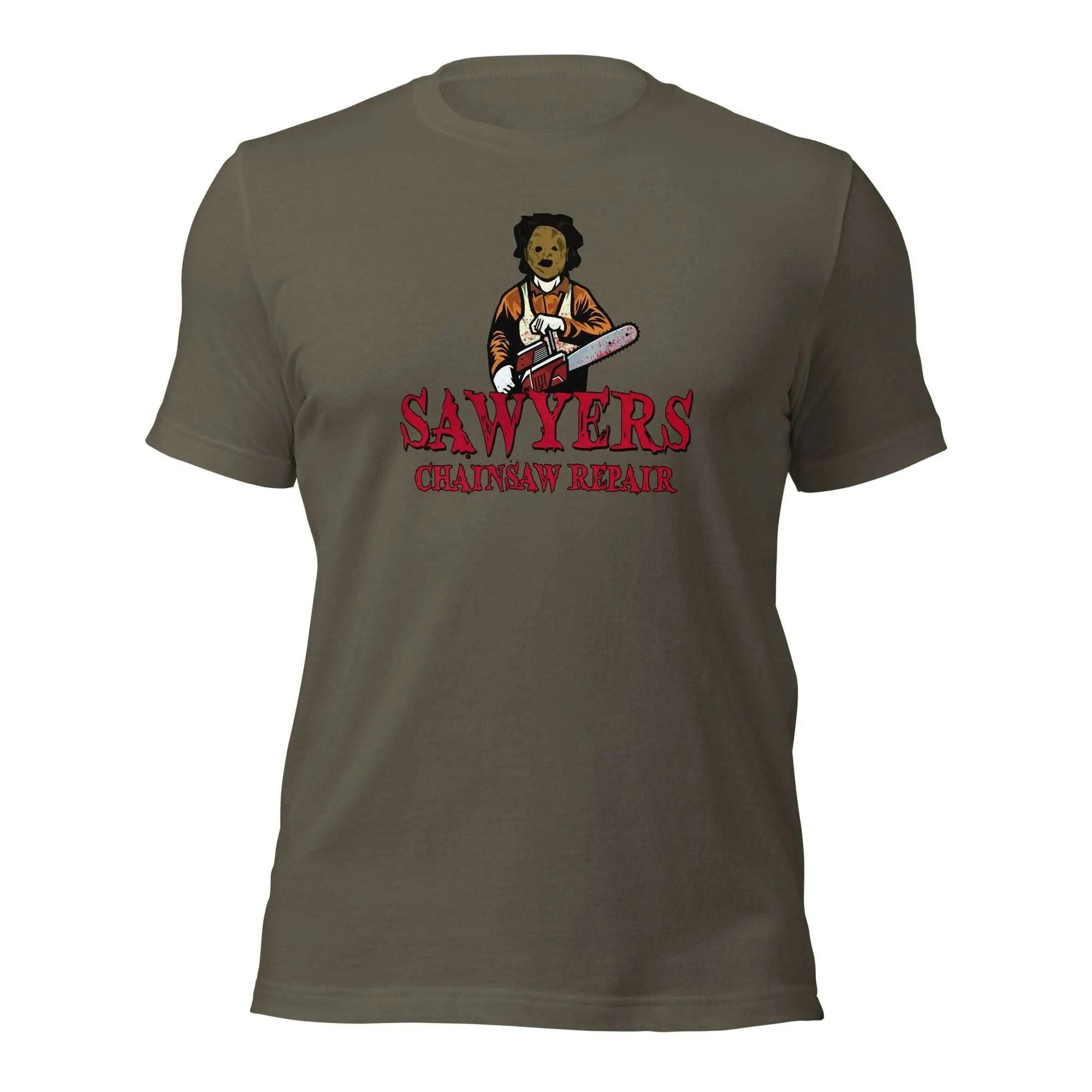 a t - shirt with a picture of a man holding a baseball bat