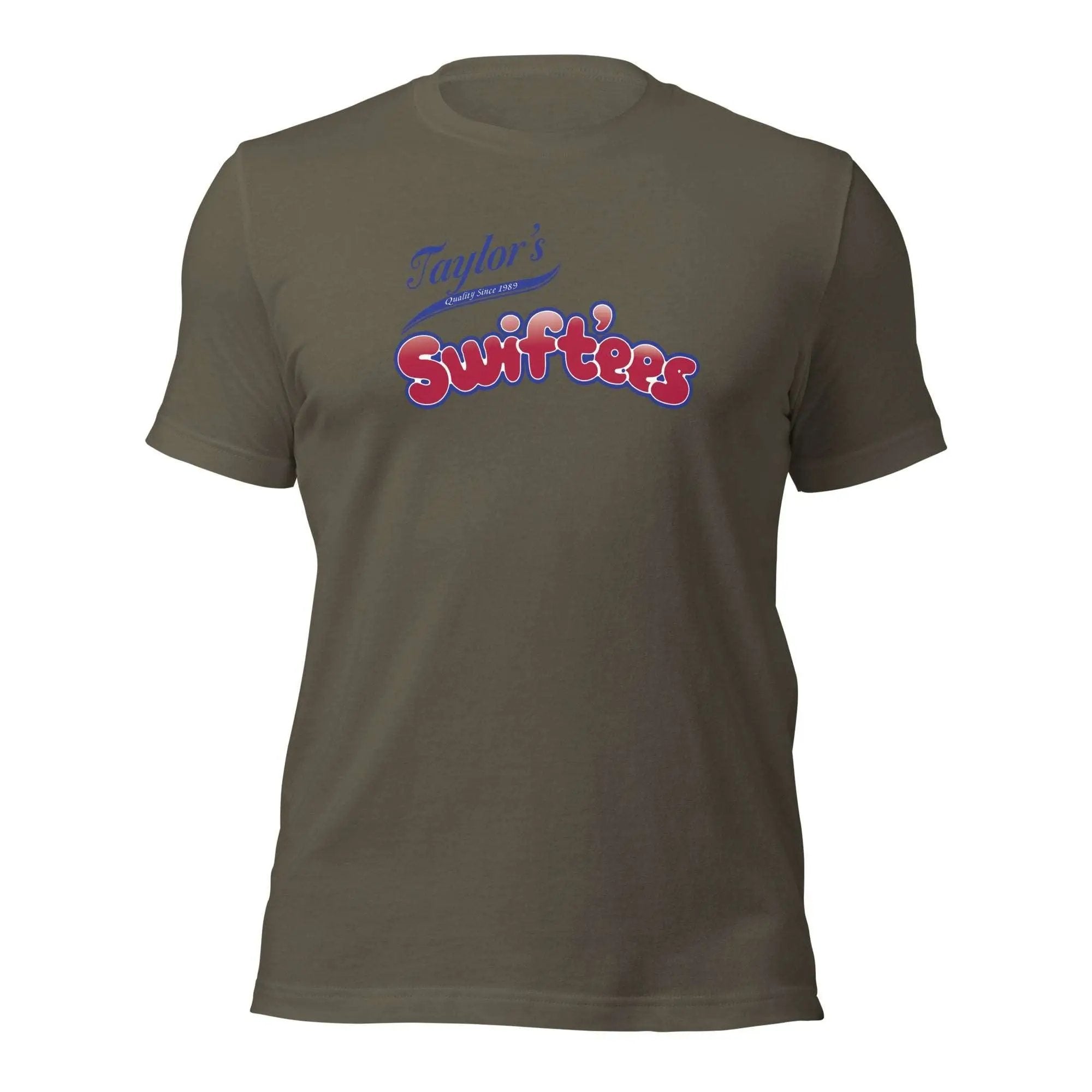 a brown t - shirt with the word's logo on it
