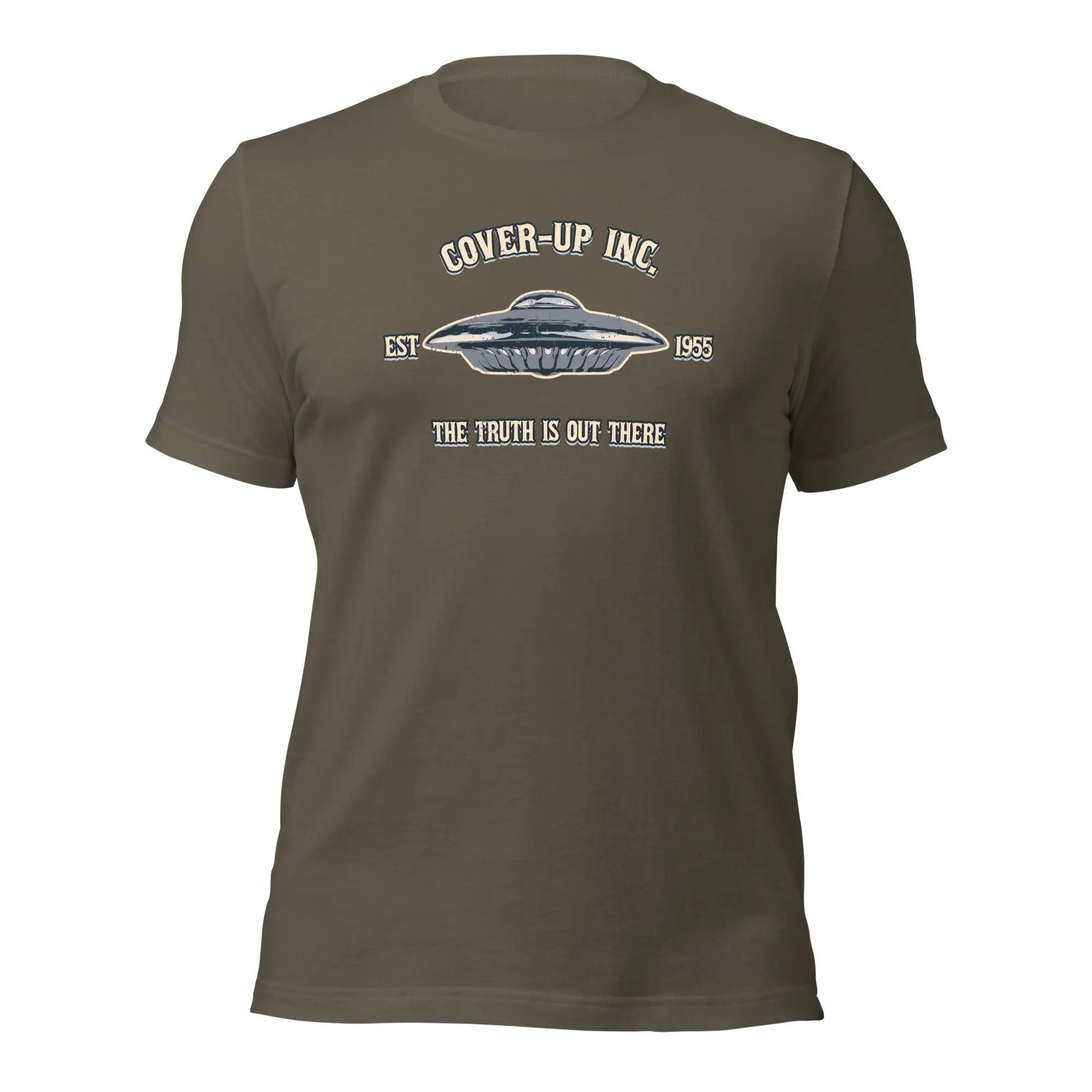 a t - shirt that says cover - up inc, the truth is out there
