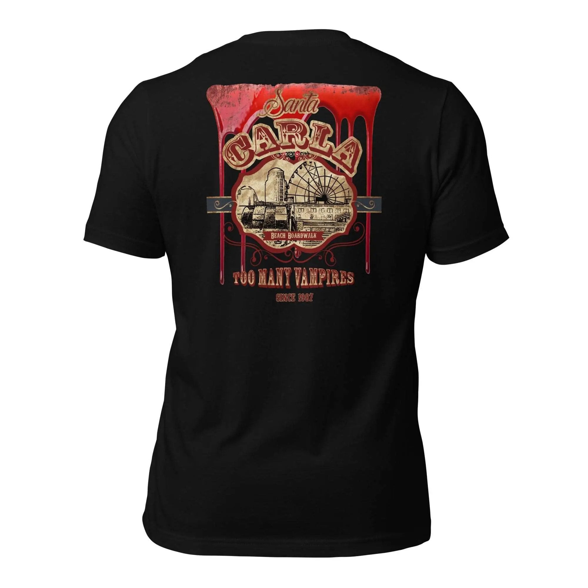 Santa Carla Unisex t-shirt (Back)
