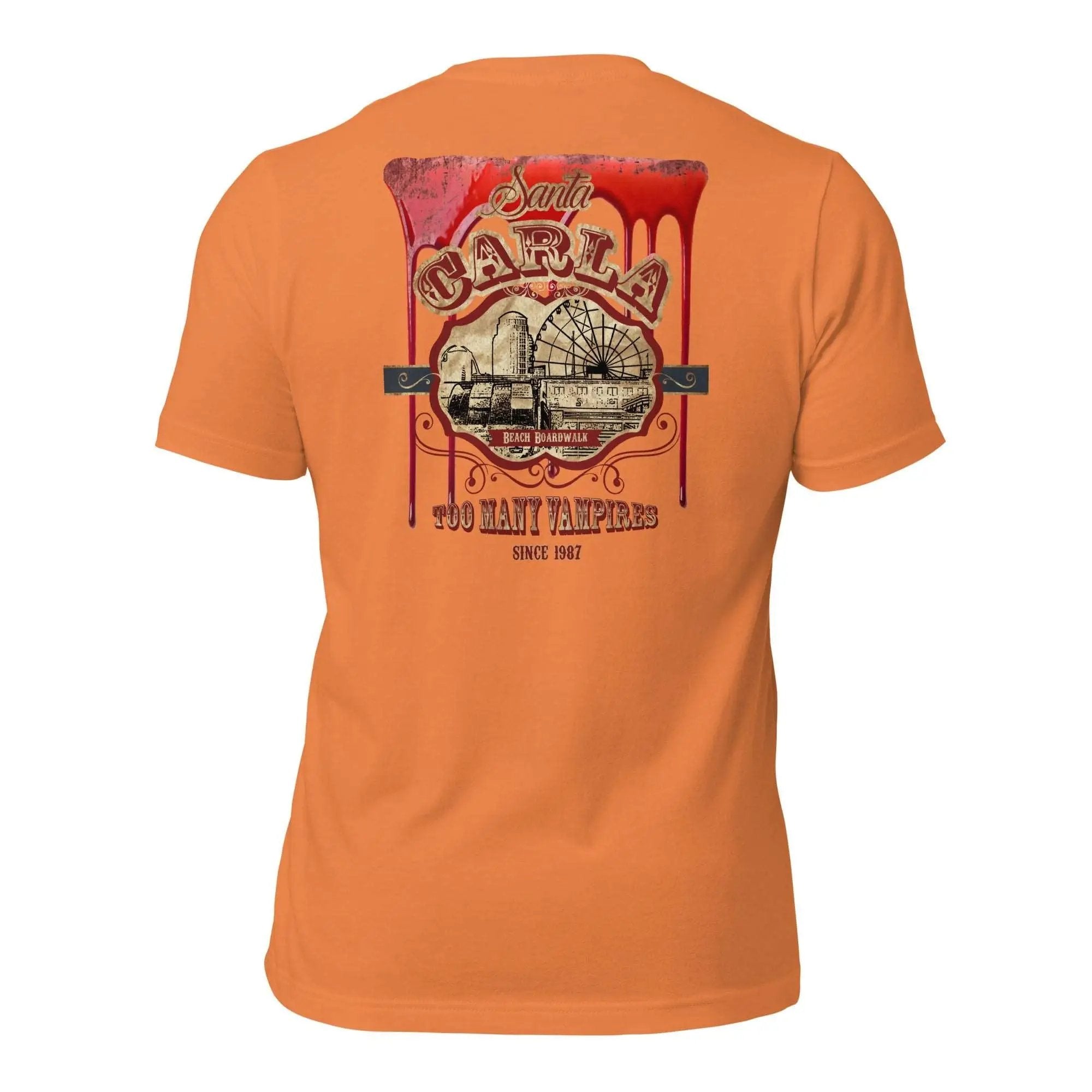 Santa Carla Unisex t-shirt (Back)