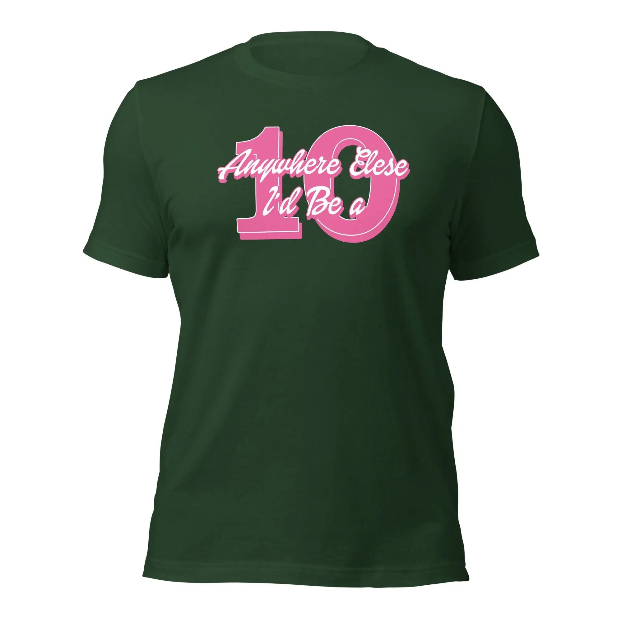 a green t - shirt with the number eighteen printed on it