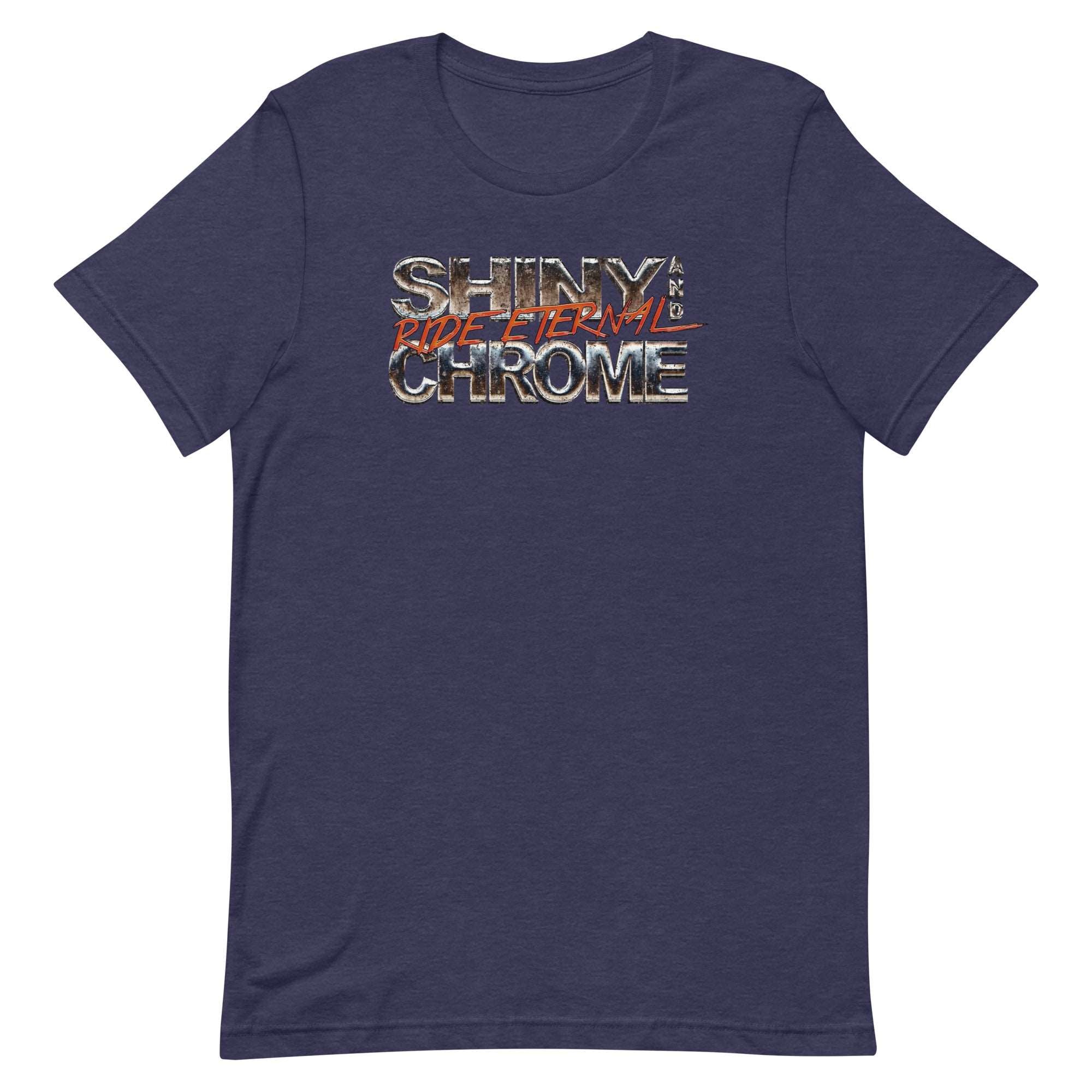 a t - shirt that says shiny chrome on it