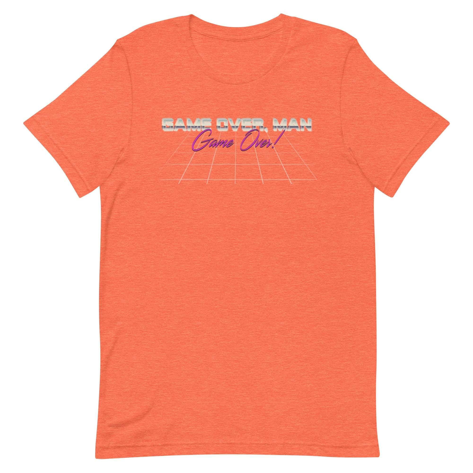 an orange t - shirt with the words, breaking man gone out on it