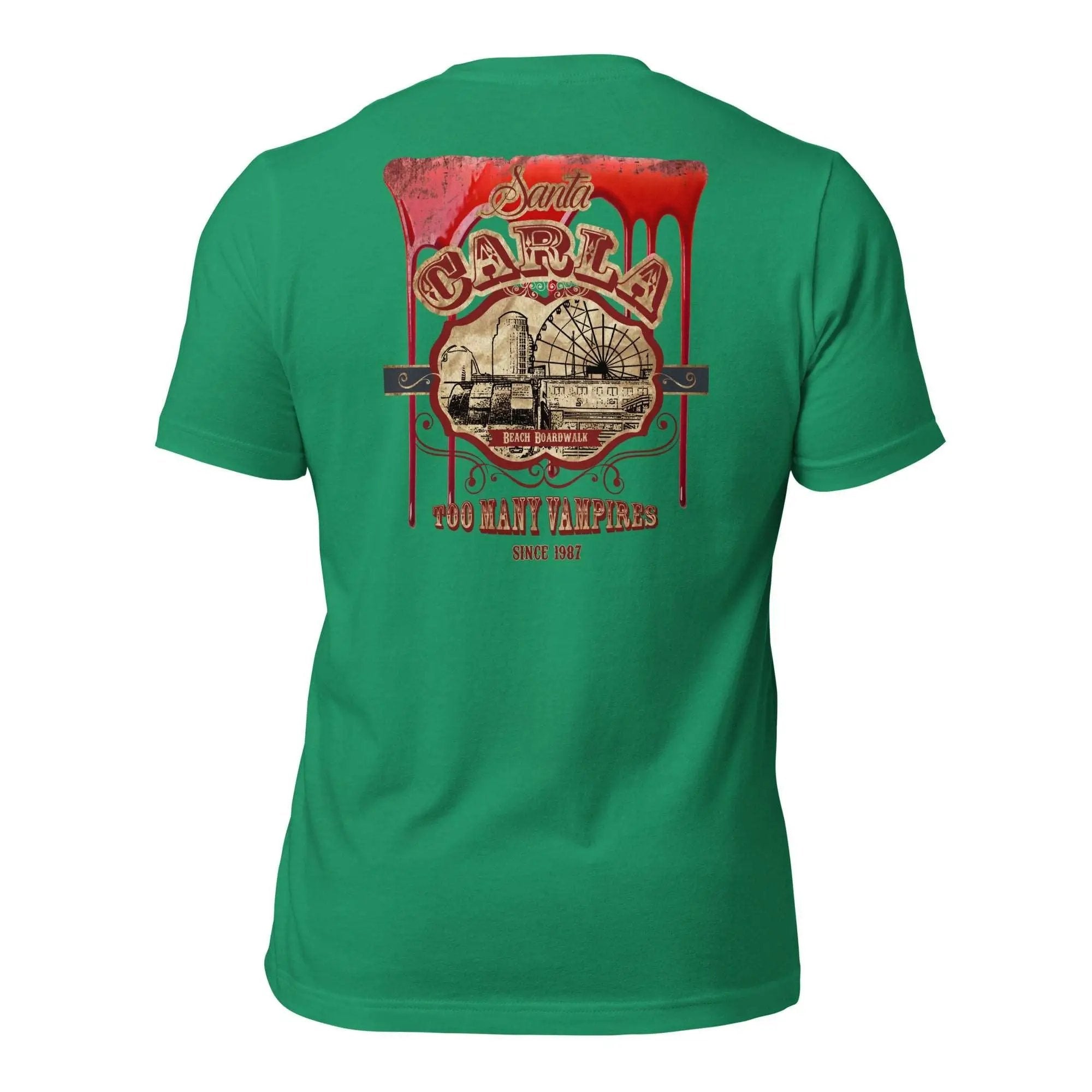 Santa Carla Unisex t-shirt (Back)