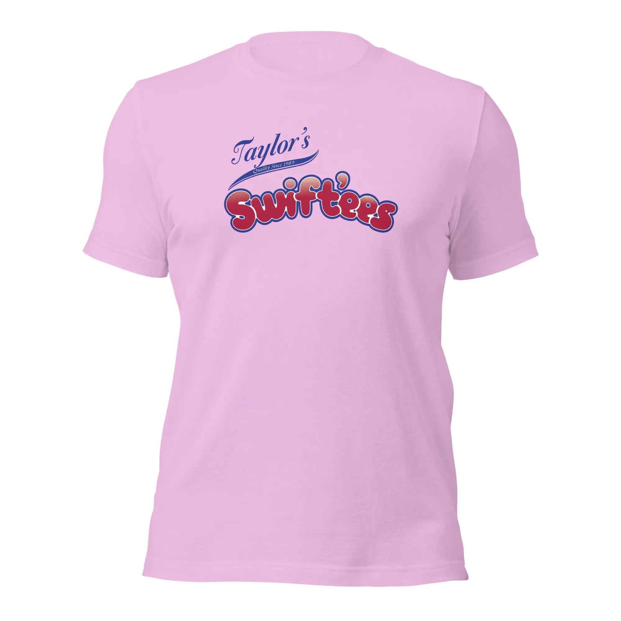 a pink shirt that says taylor's surfers