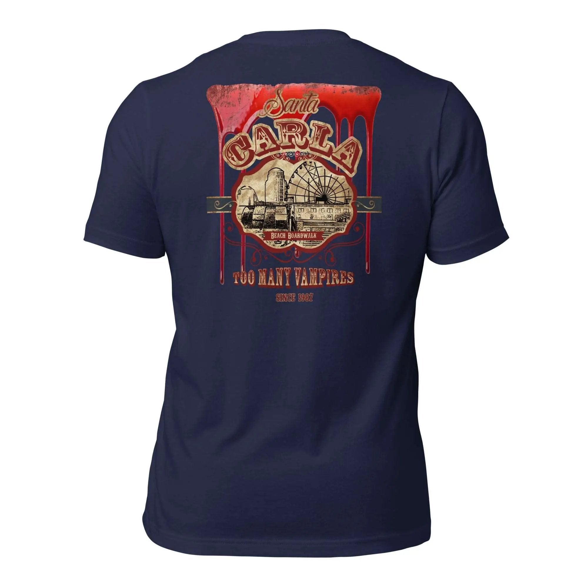 Santa Carla Unisex t-shirt (Back)