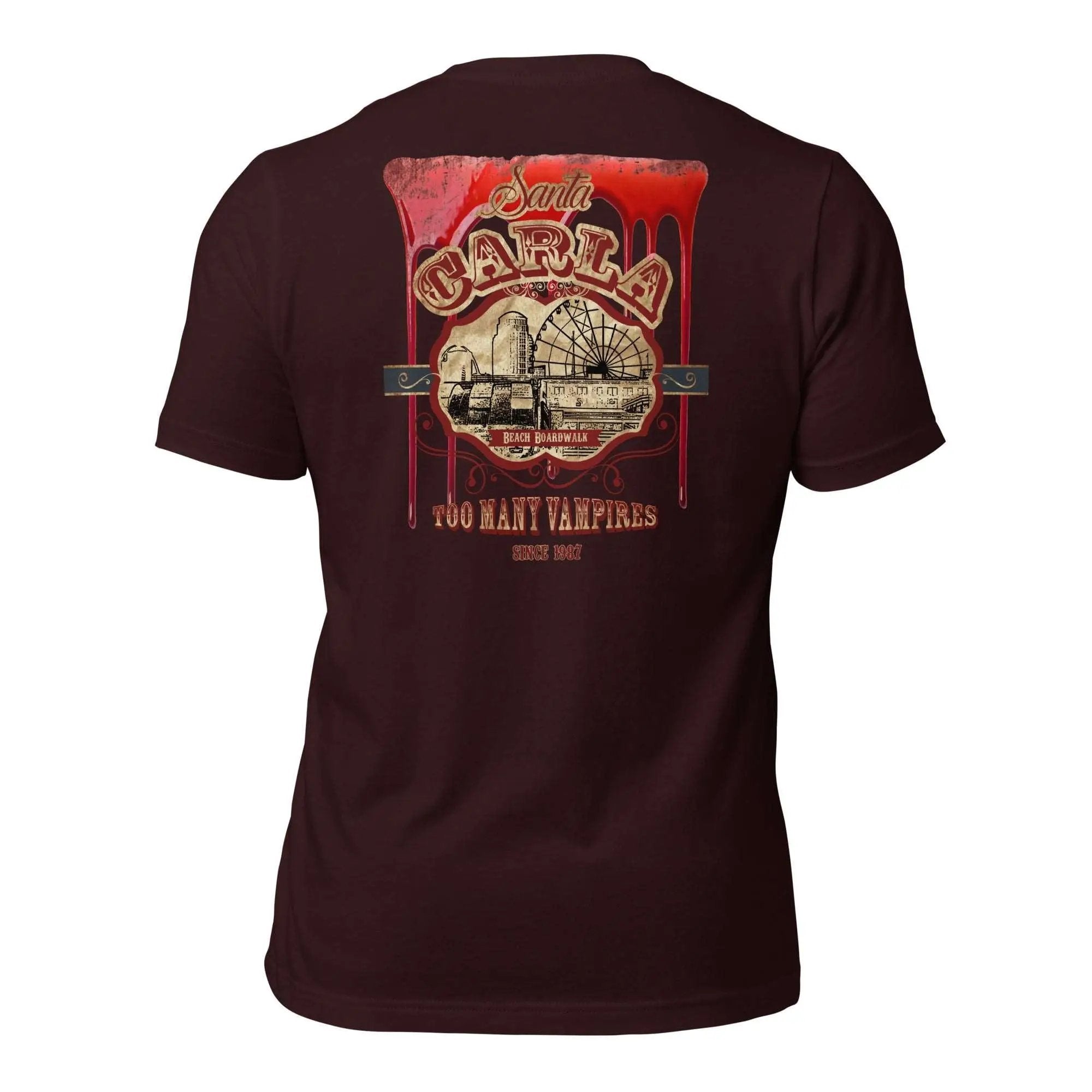Santa Carla Unisex t-shirt (Back)