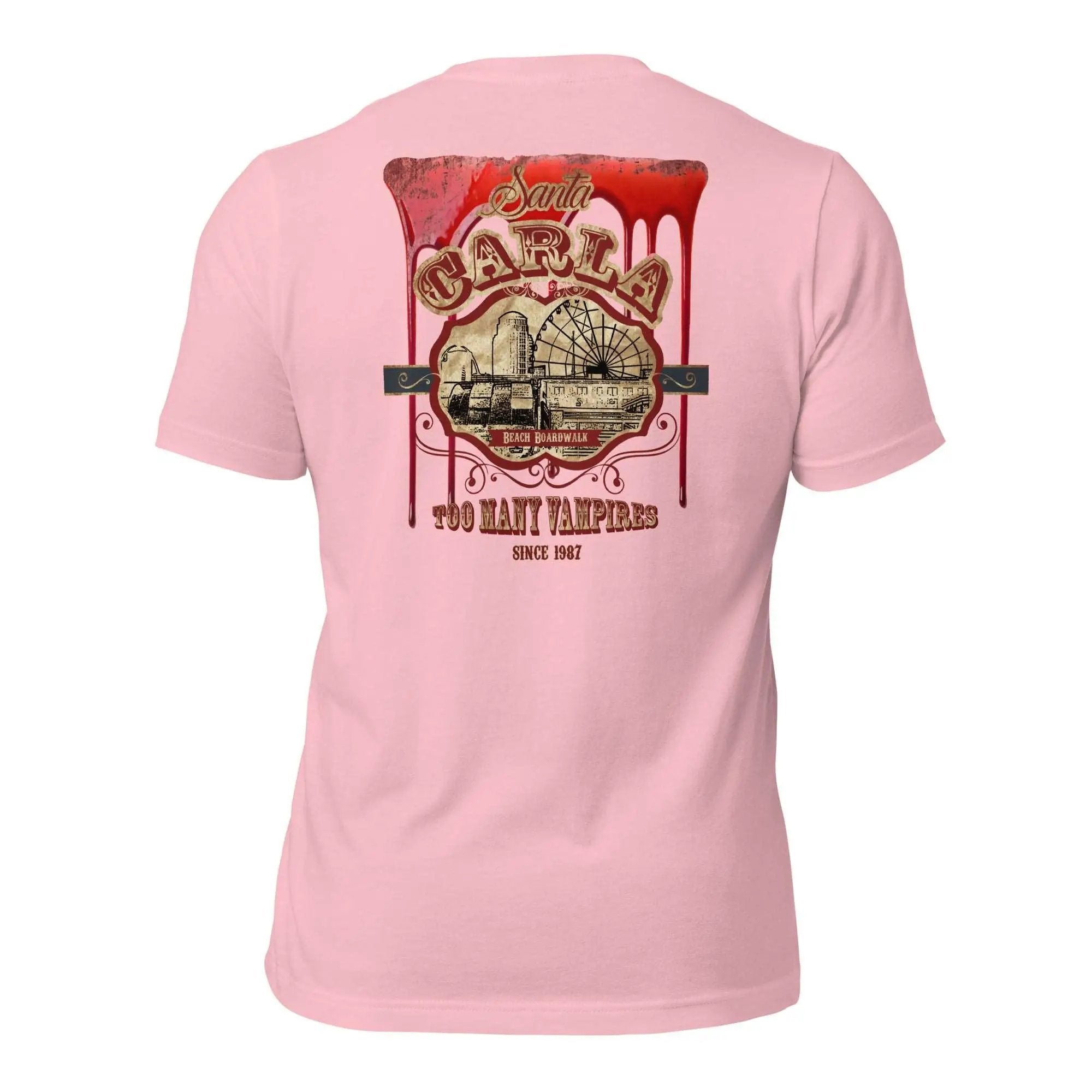 Santa Carla Unisex t-shirt (Back)