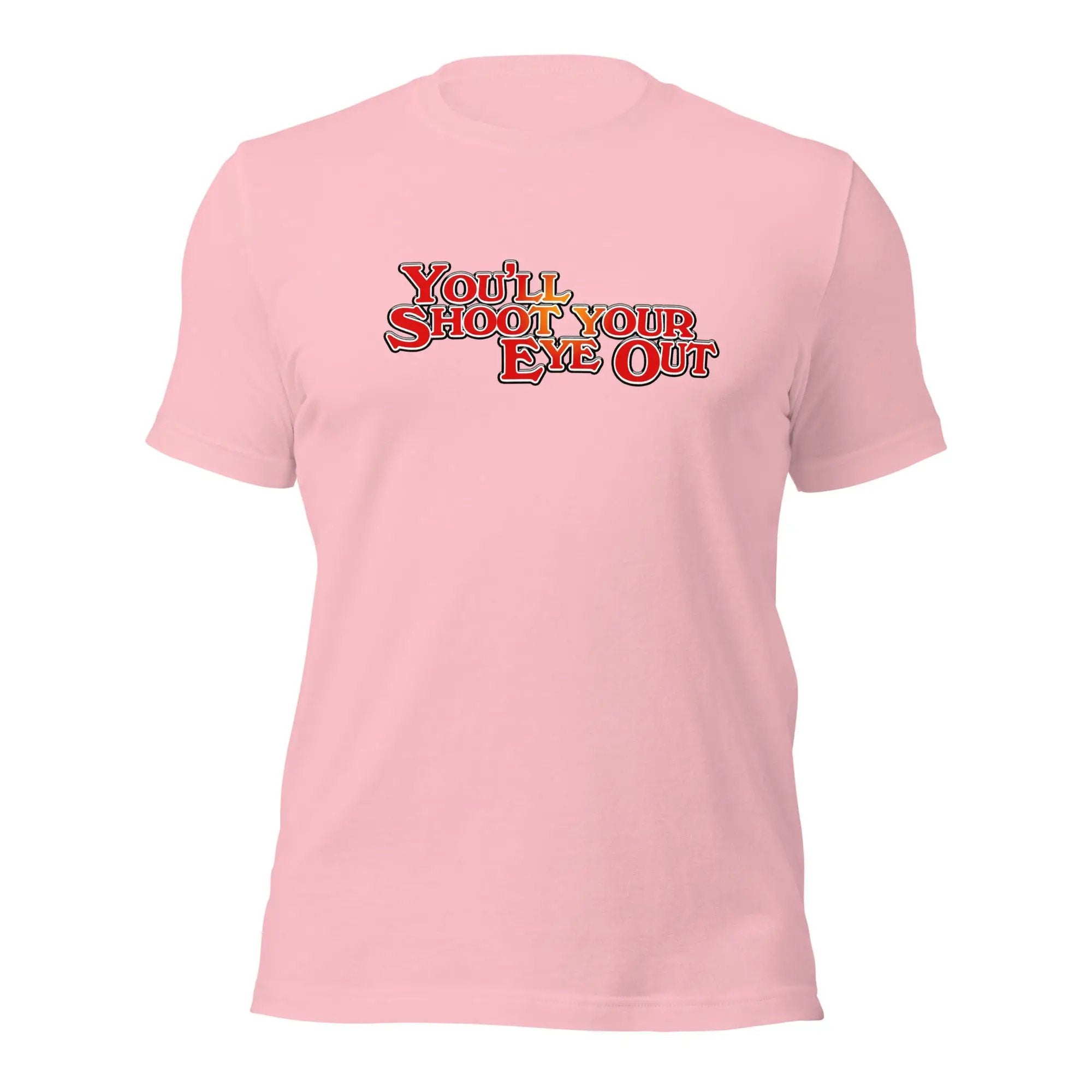 a pink t - shirt with the words you're shopping for end - out
