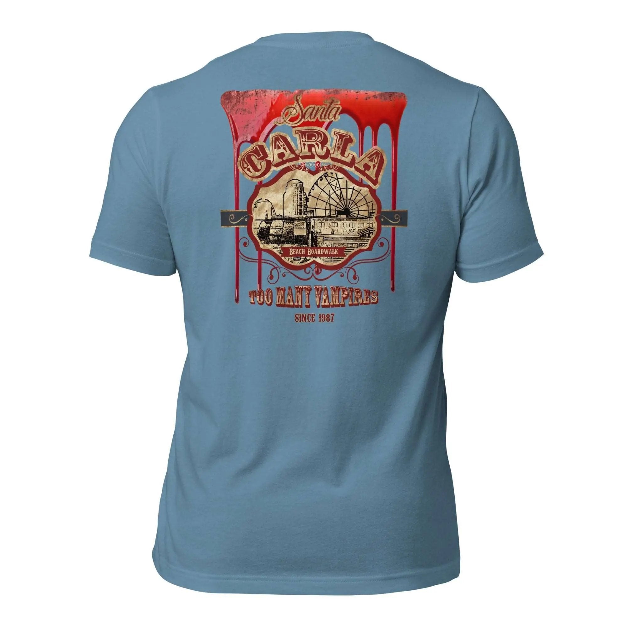 Santa Carla Unisex t-shirt (Back)