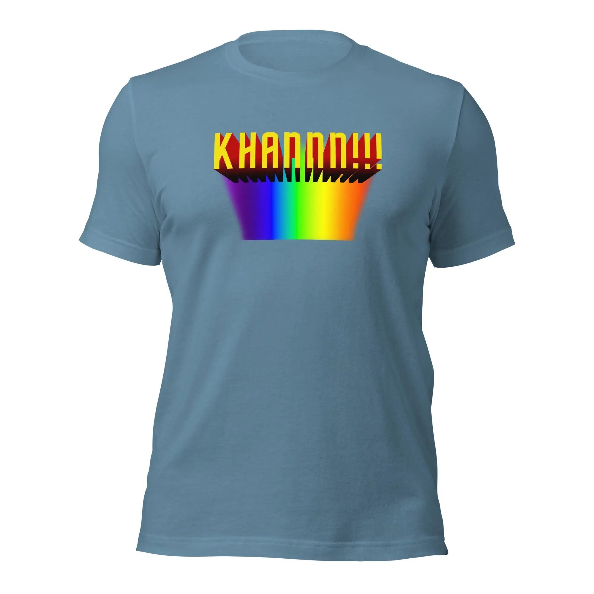 a blue t - shirt with the words kando on it