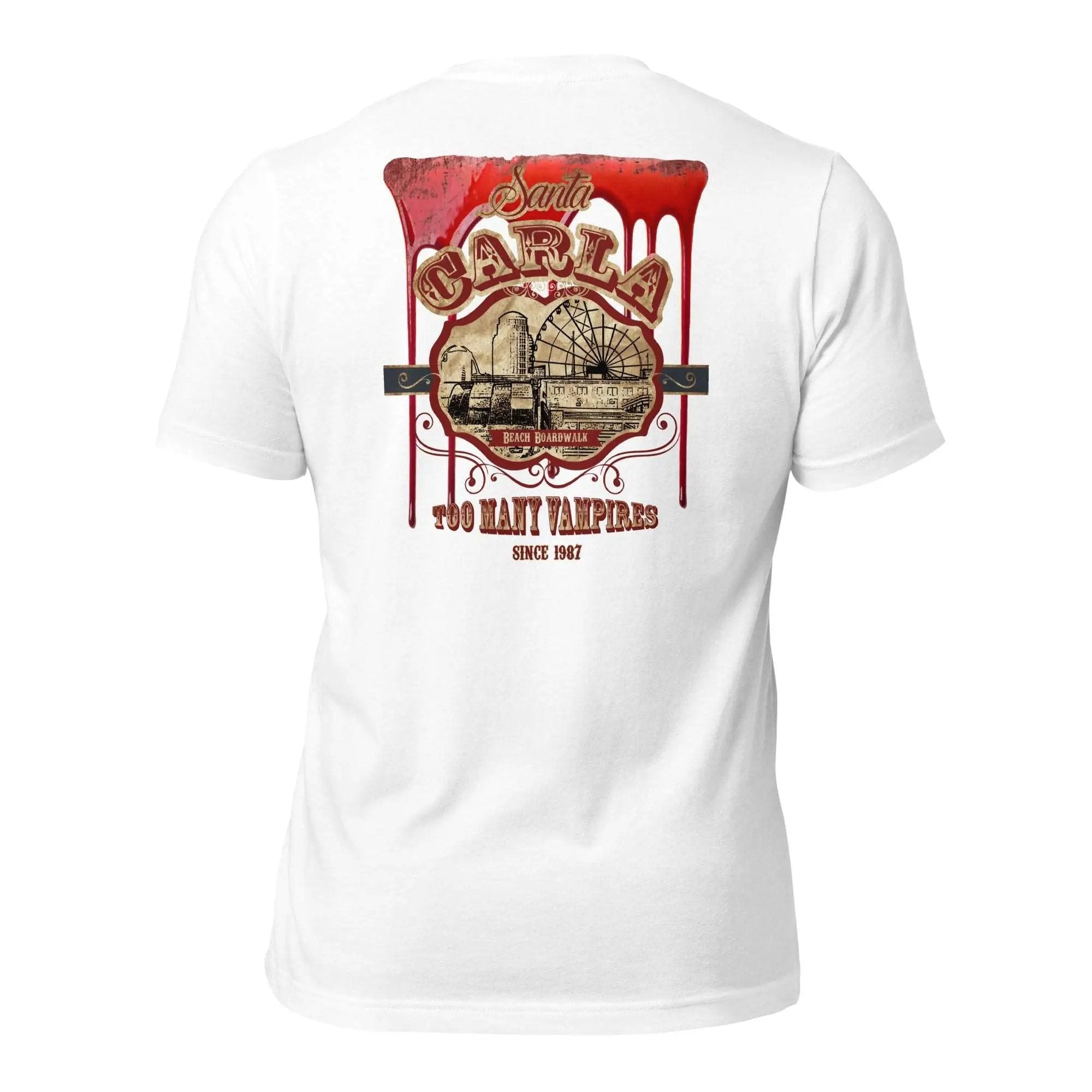 Santa Carla Unisex t-shirt (Back)