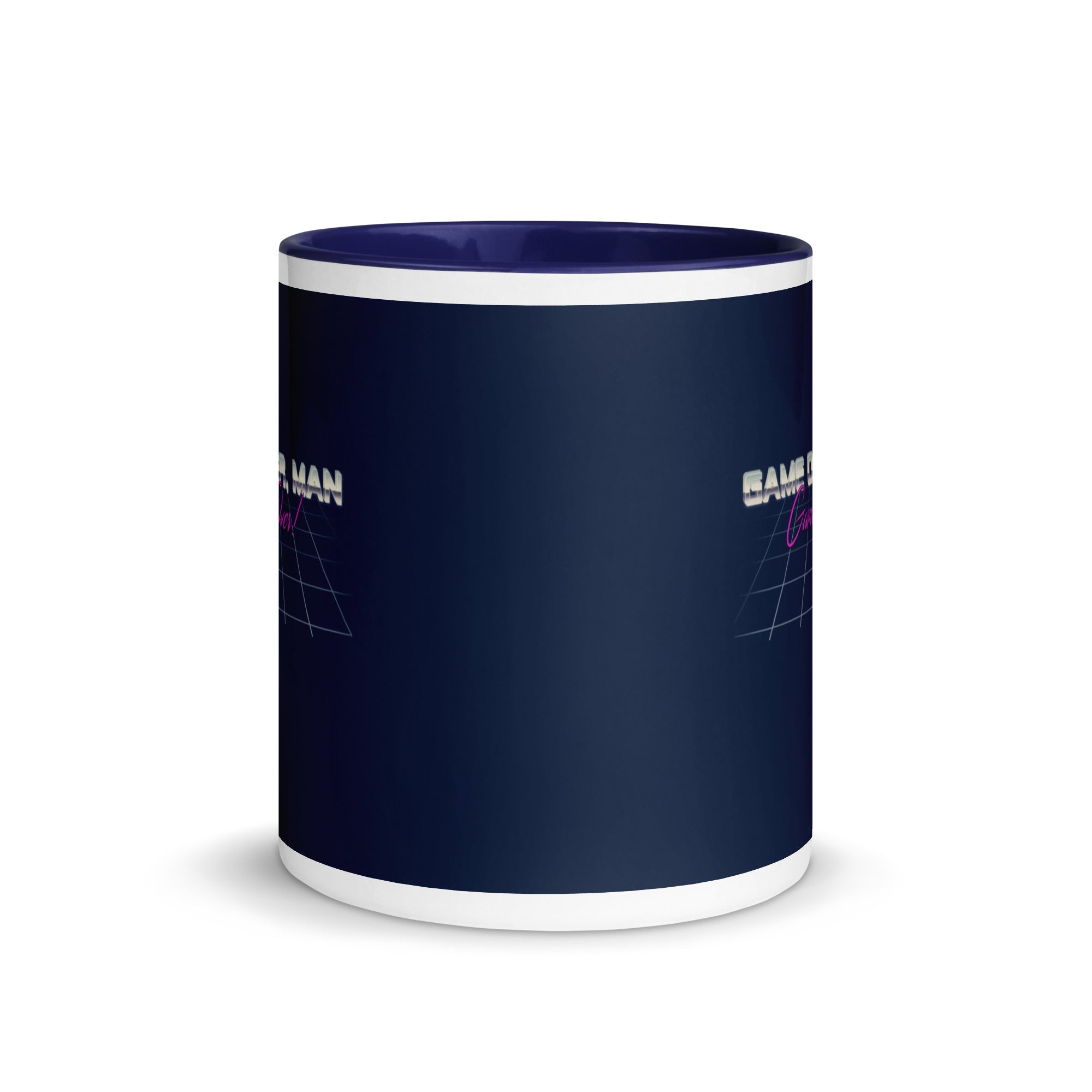 a blue and white coffee mug with the word bali on it