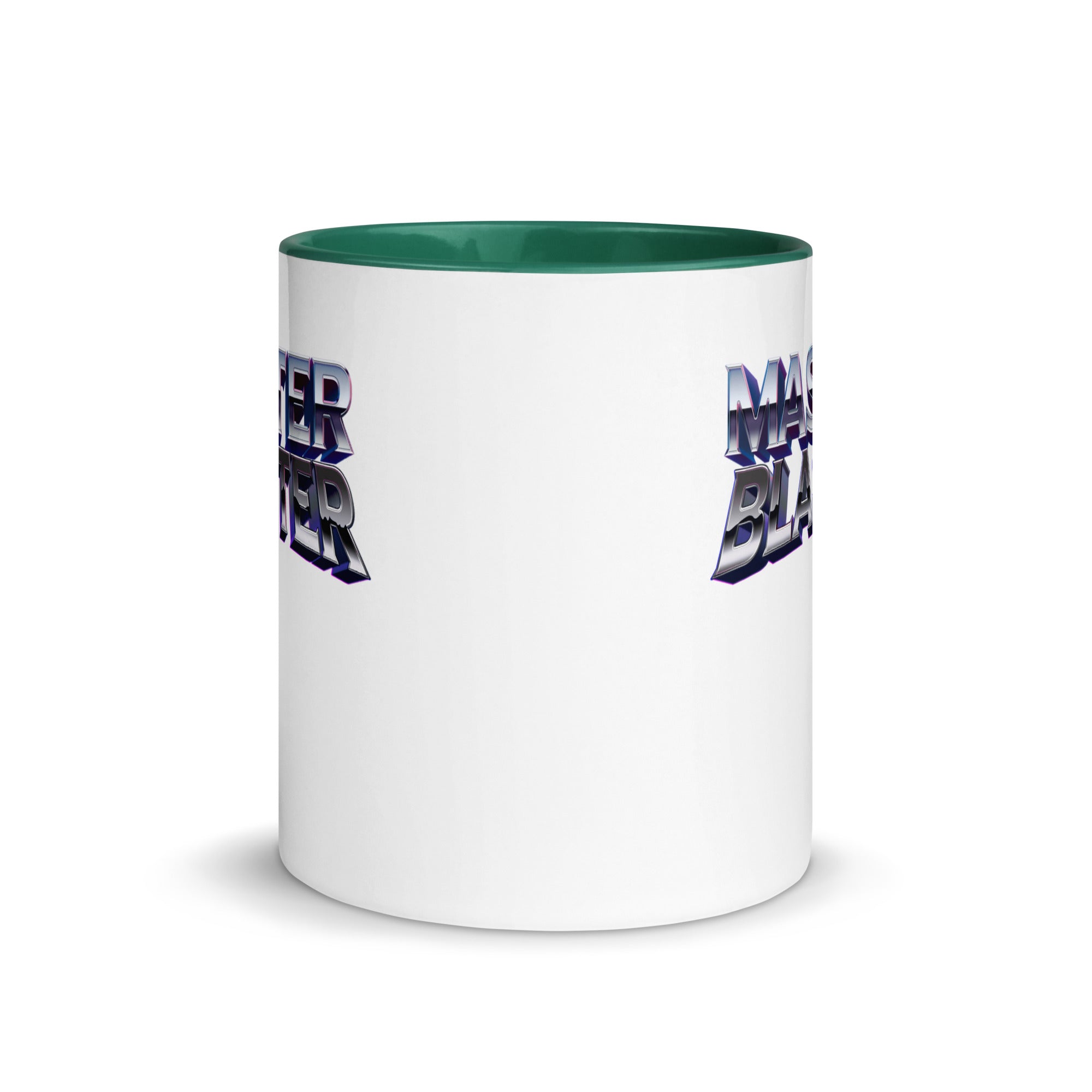 a white and green coffee mug with the words made in the usa on it