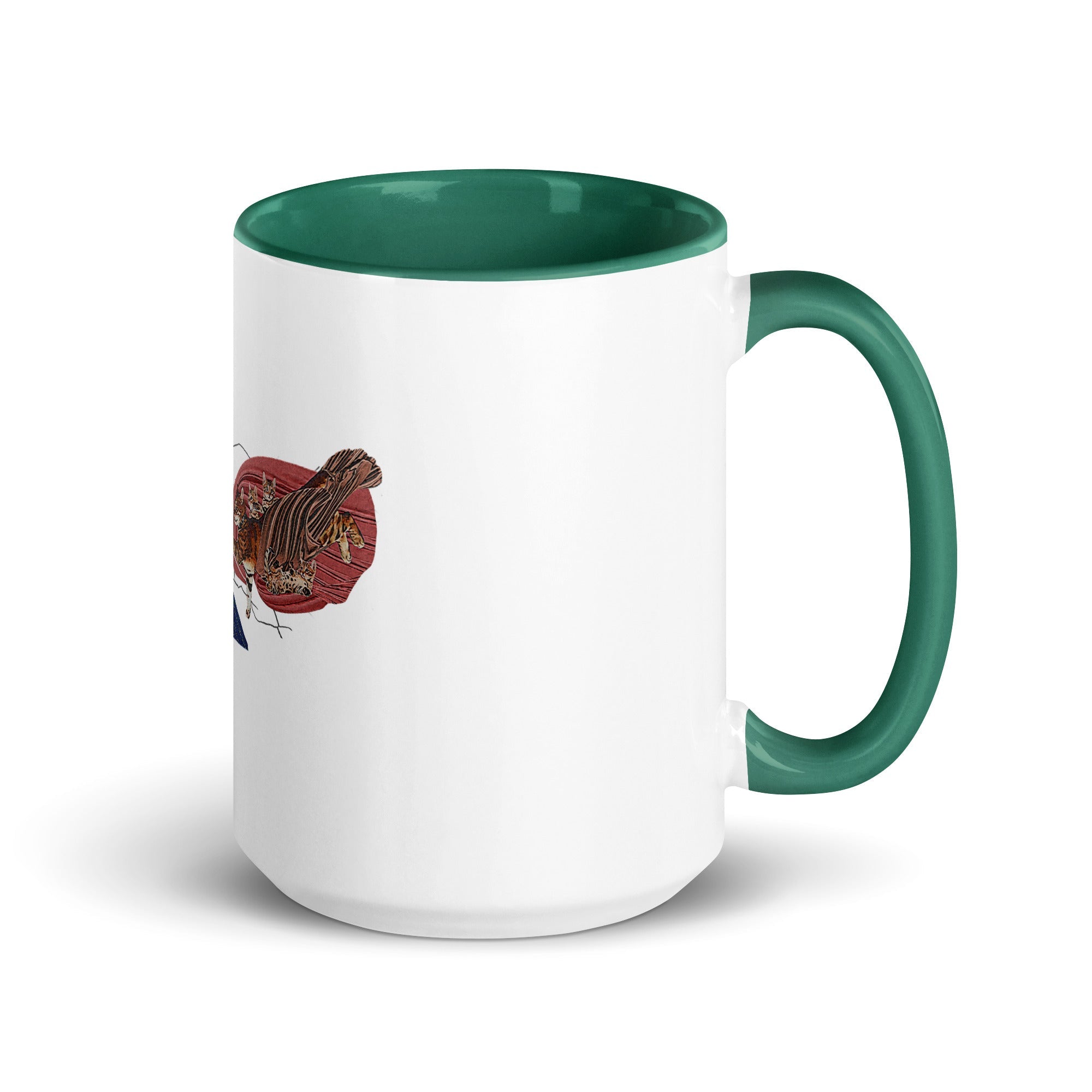a coffee mug with a picture of a fish on it