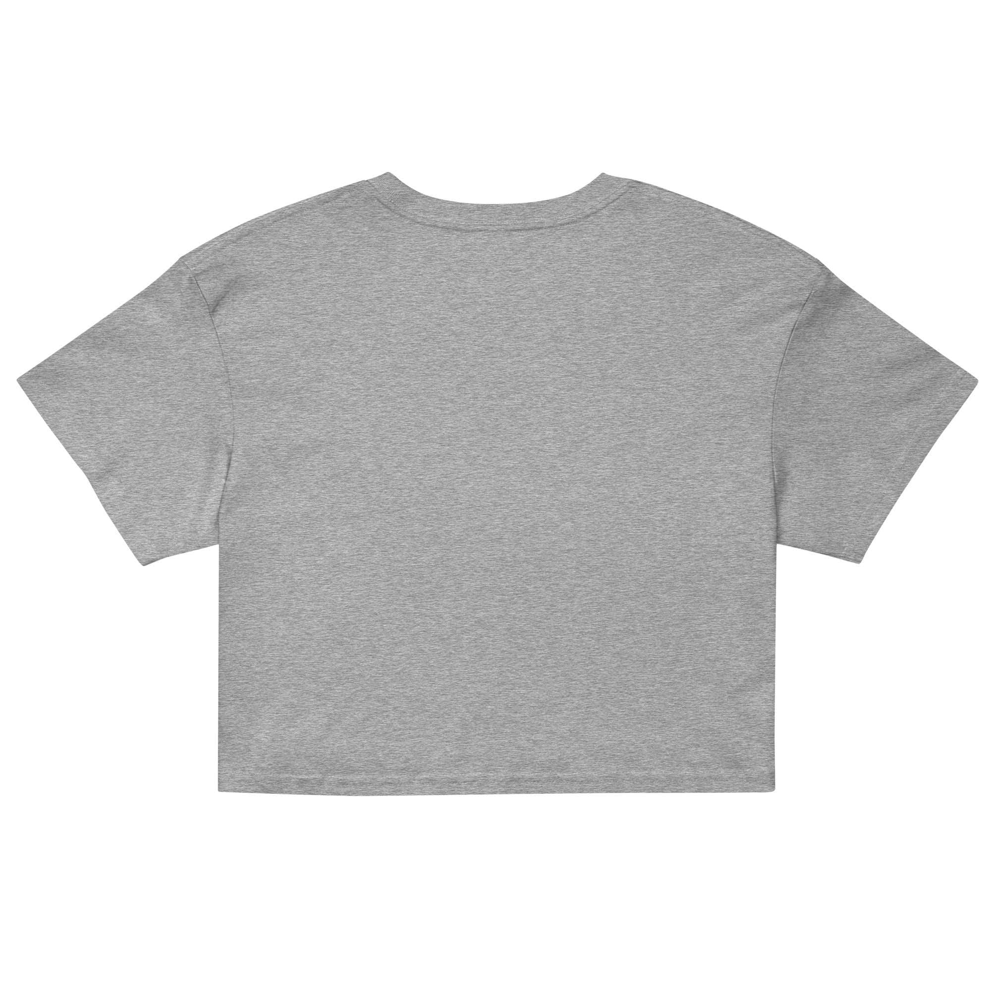 a grey t - shirt with a white background