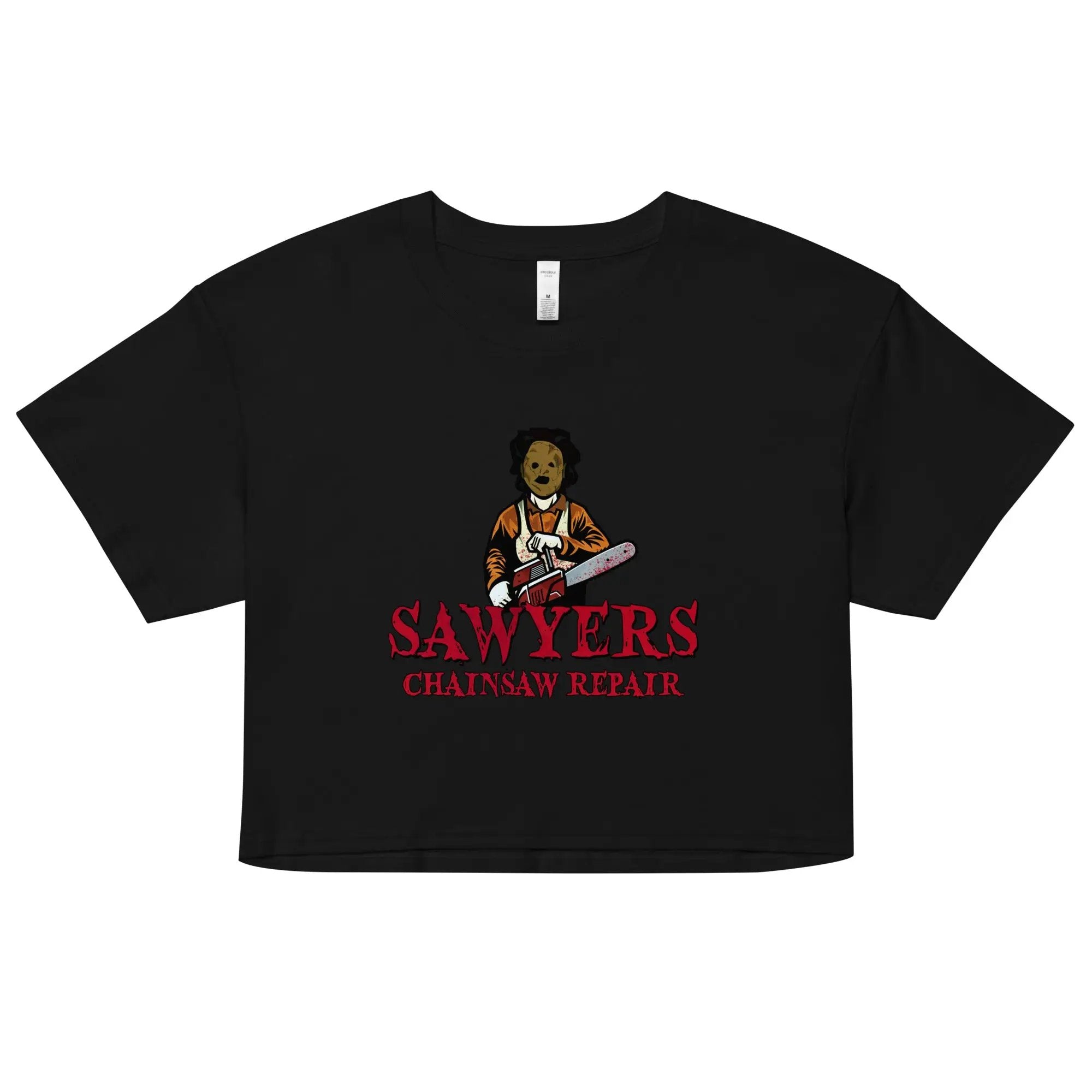 Sawyers Chainsaw Repair Women's crop top