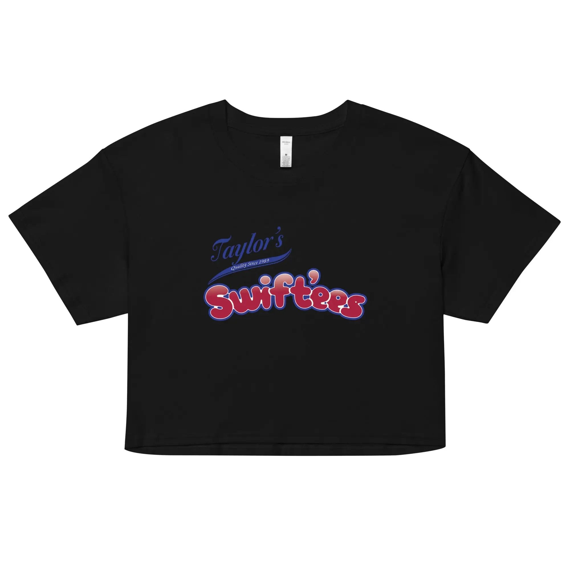 a black t - shirt with the name taylor's sunflowers on it