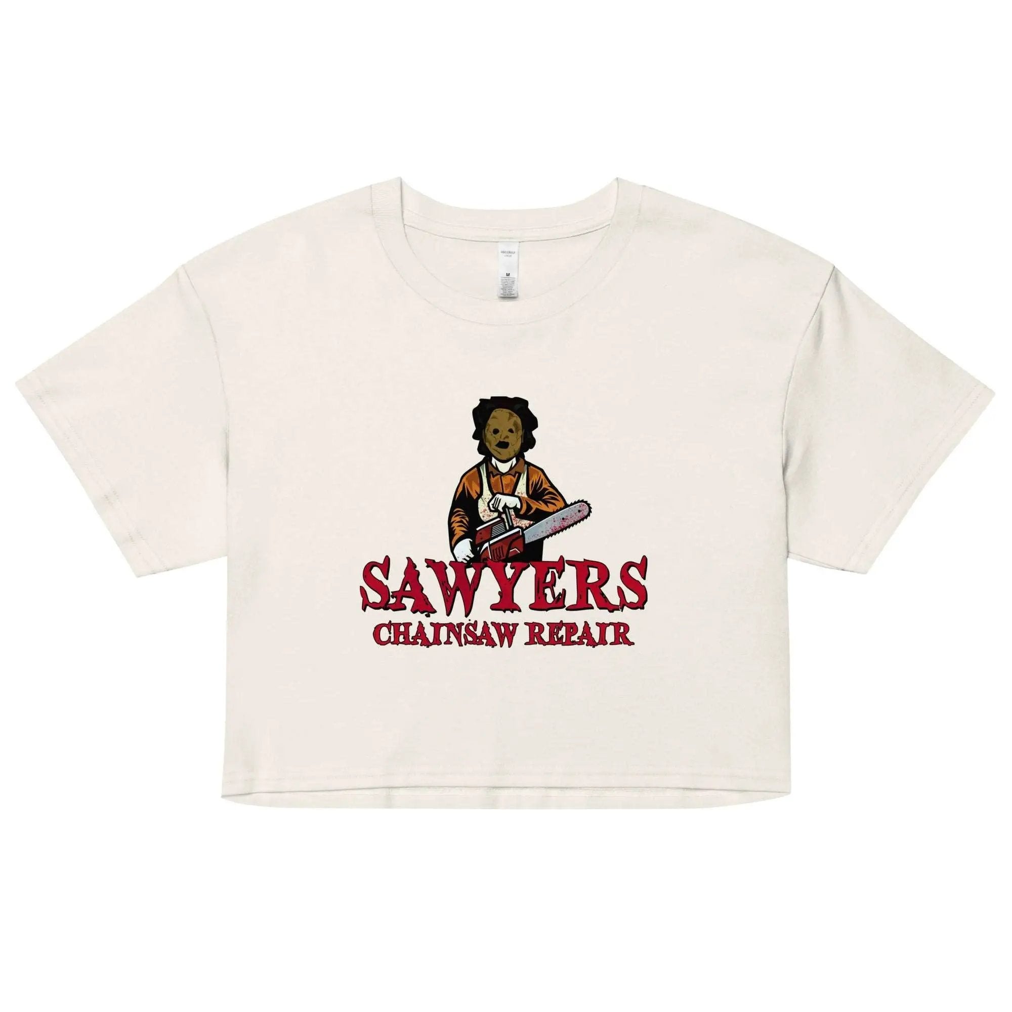 Sawyers Chainsaw Repair Women's crop top