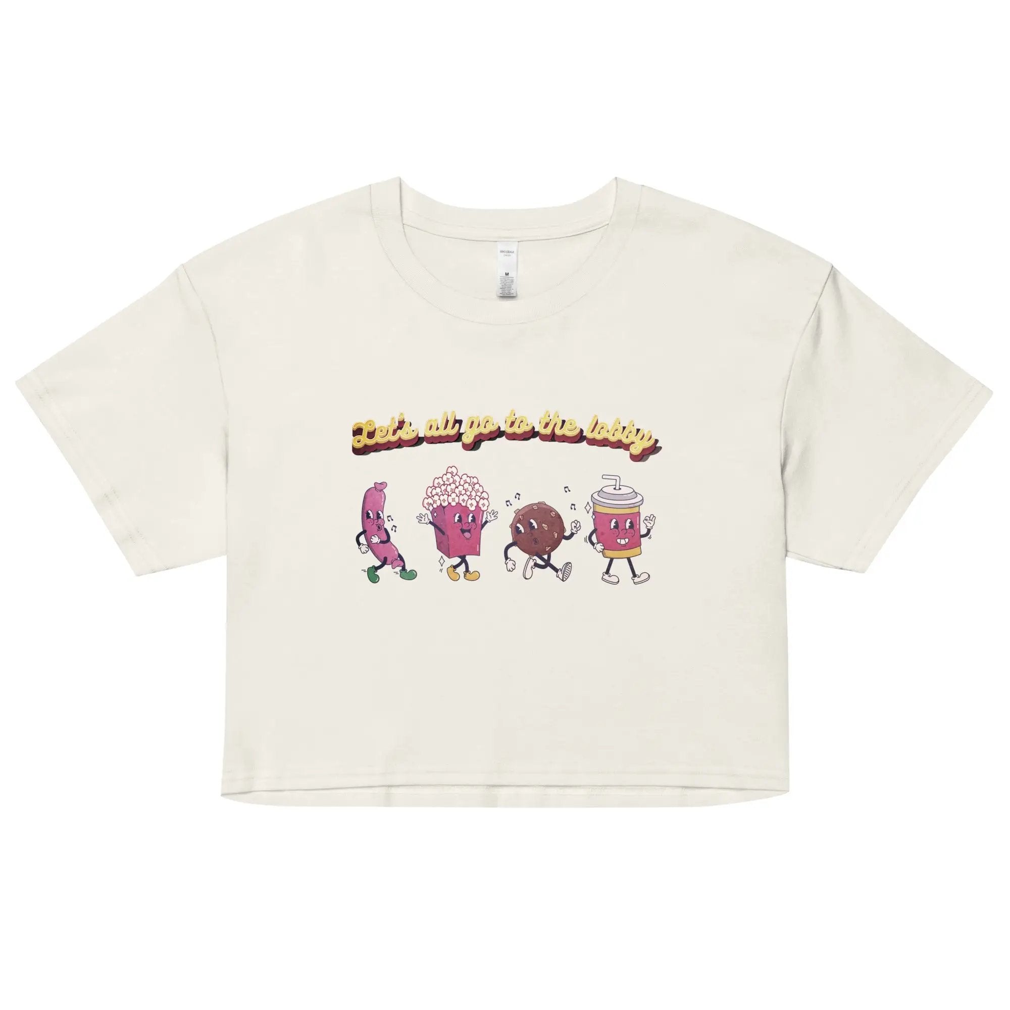 a white t - shirt with cartoon characters on it