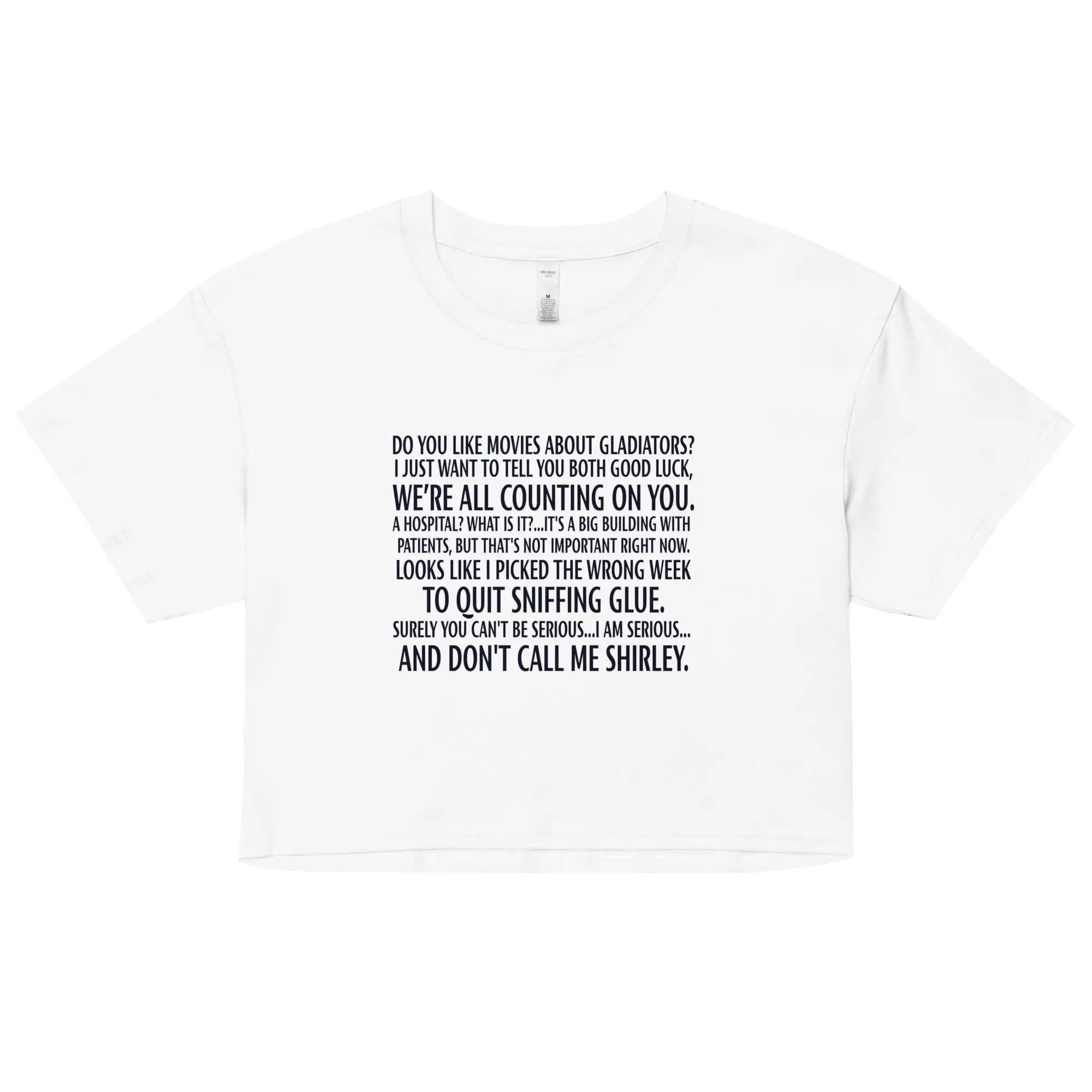 Airplane! Women’s crop top