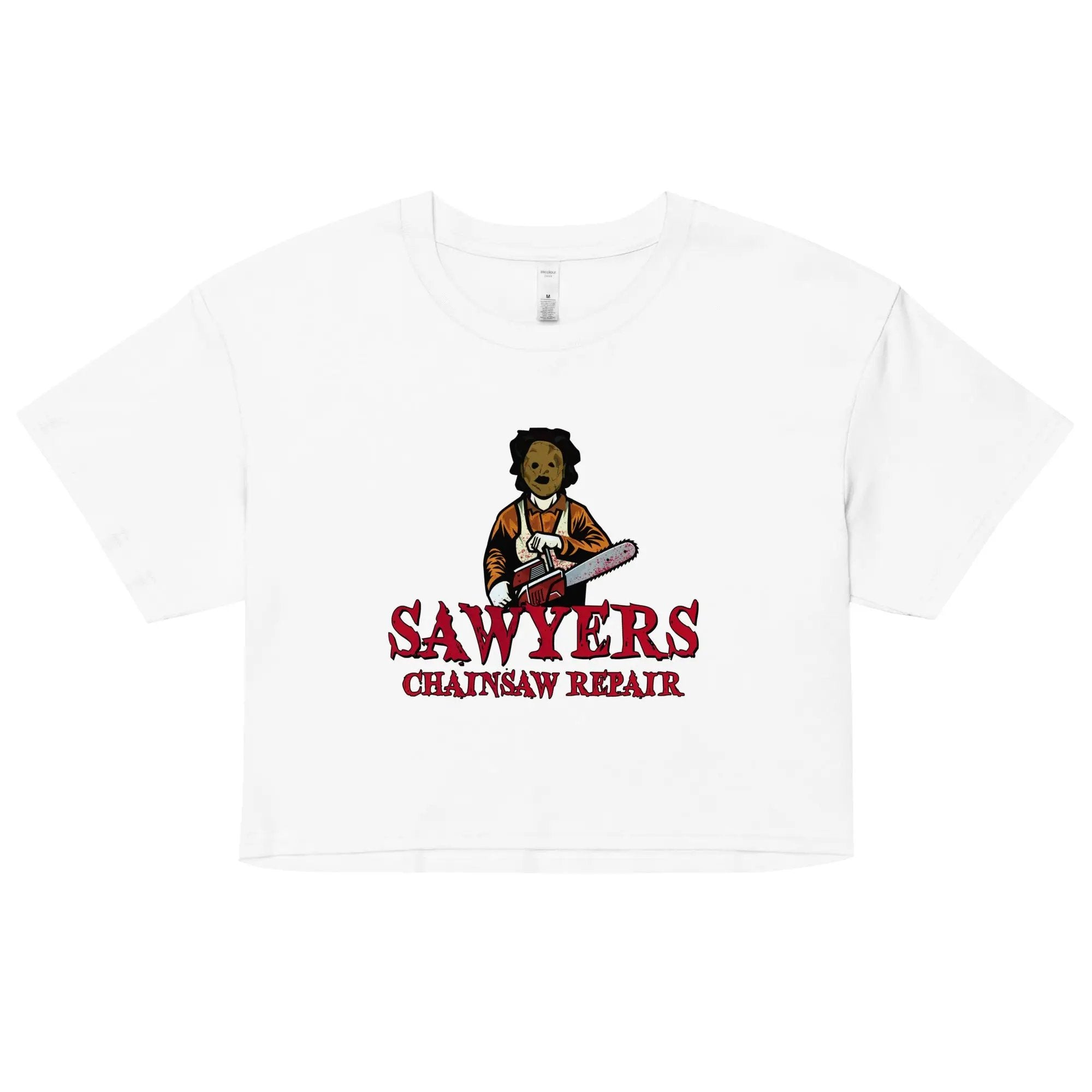 Sawyers Chainsaw Repair Women's crop top