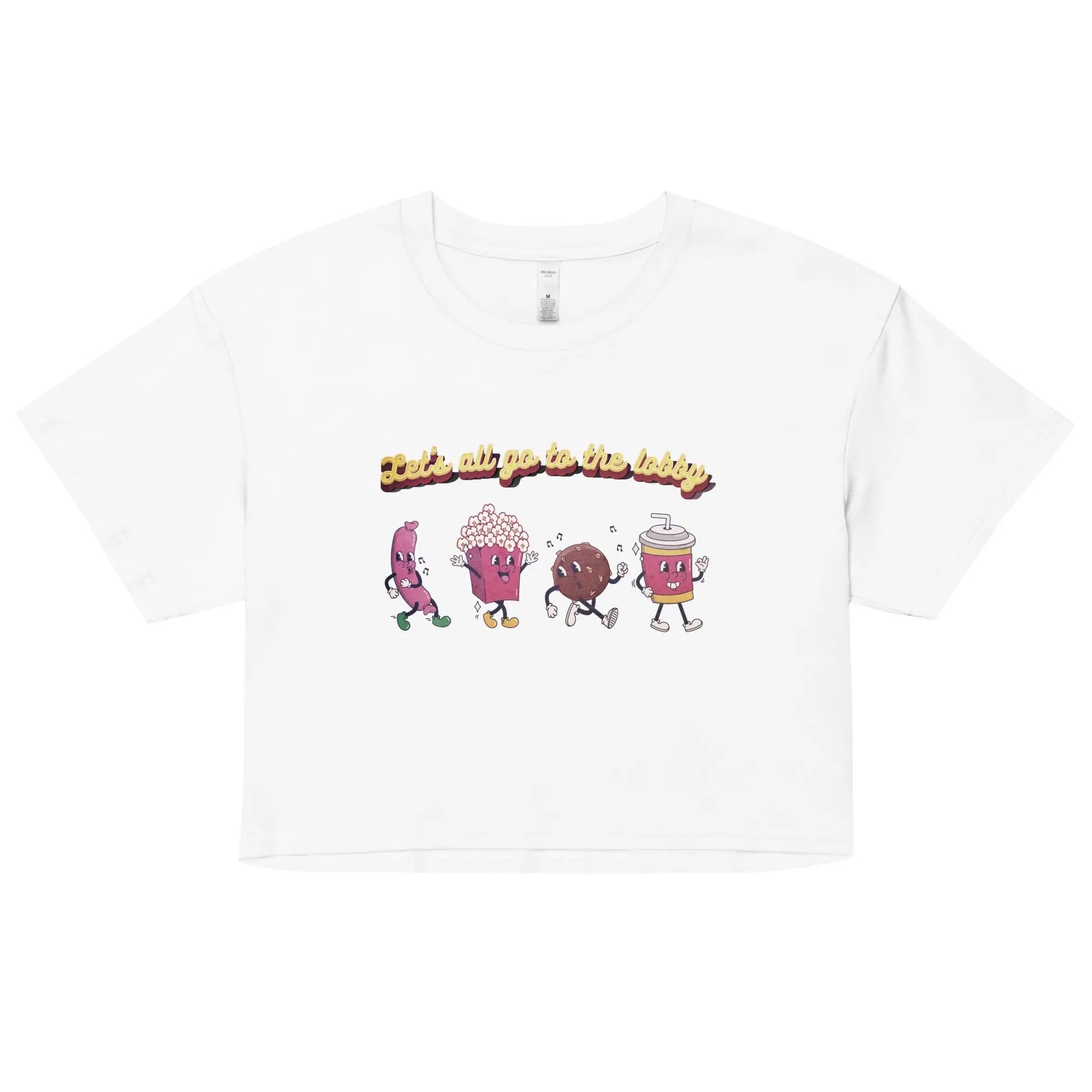 a white t - shirt with three cartoon characters on it