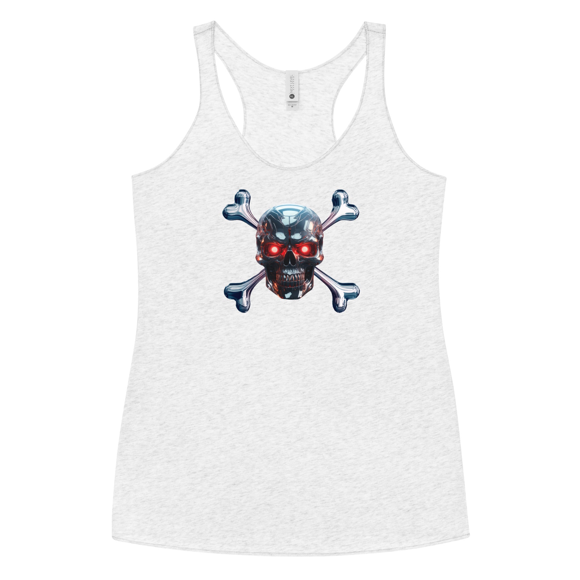 Jolly Roger Terminator Women's Racerback Tank Top