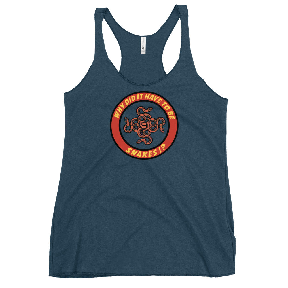 Why Did It Have To Be Snakes? Women's Racerback Tank