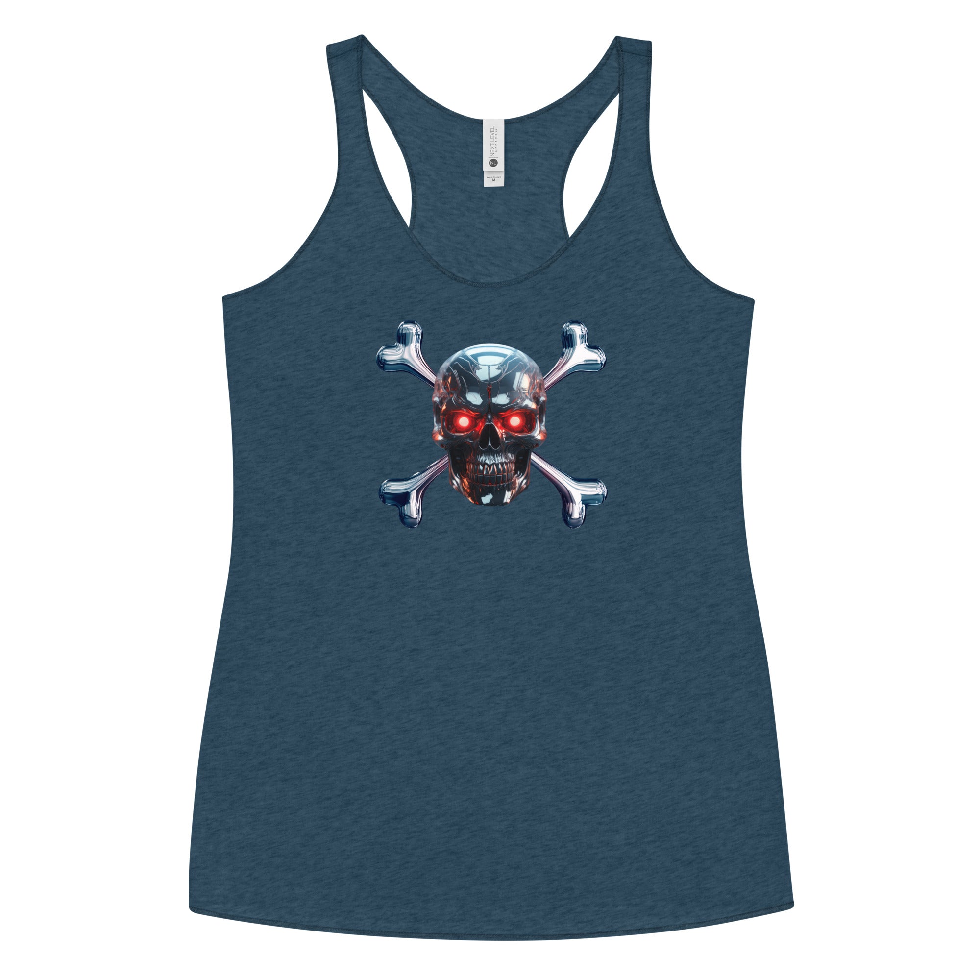 Jolly Roger Terminator Women's Racerback Tank Top