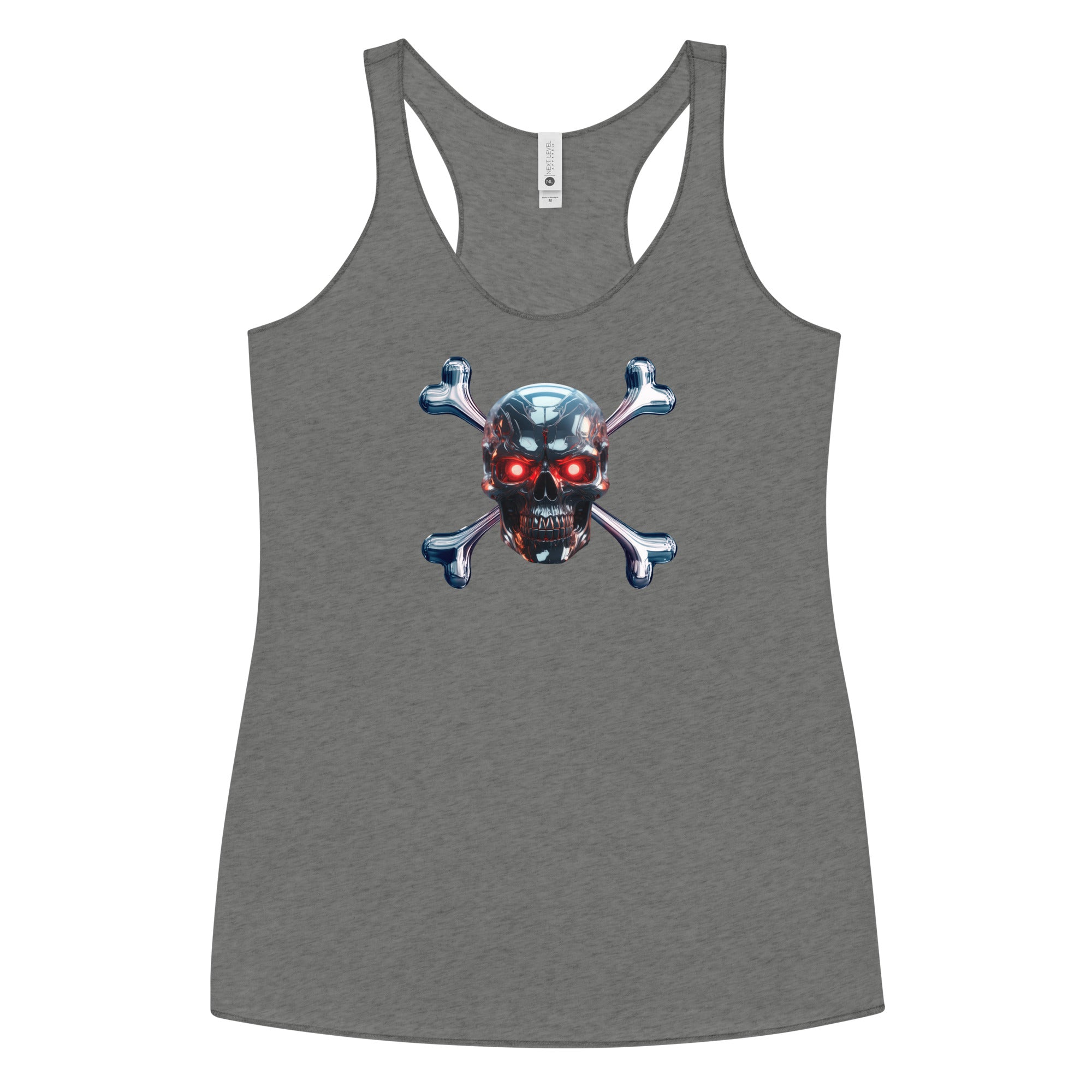 Jolly Roger Terminator Women's Racerback Tank Top