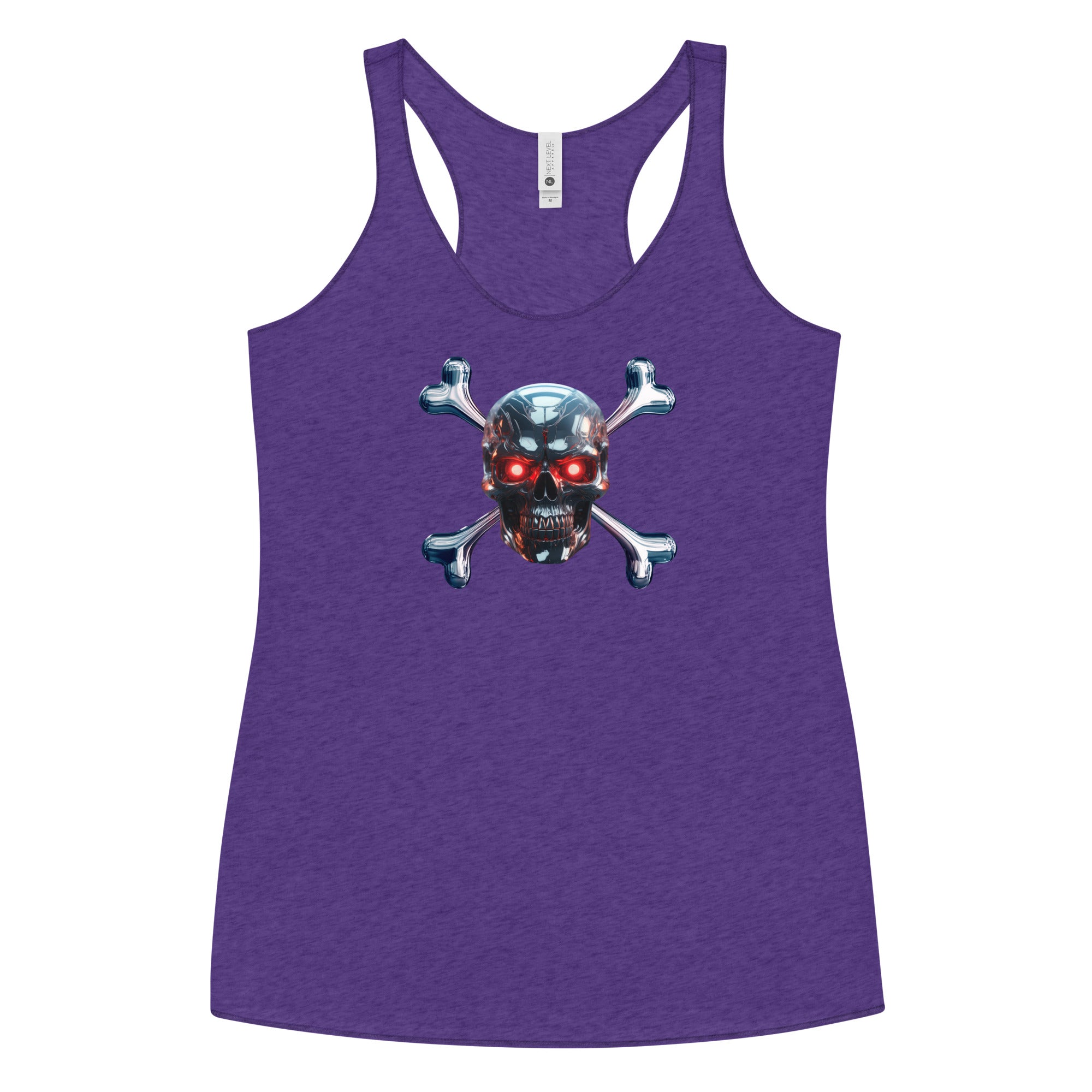 Jolly Roger Terminator Women's Racerback Tank Top