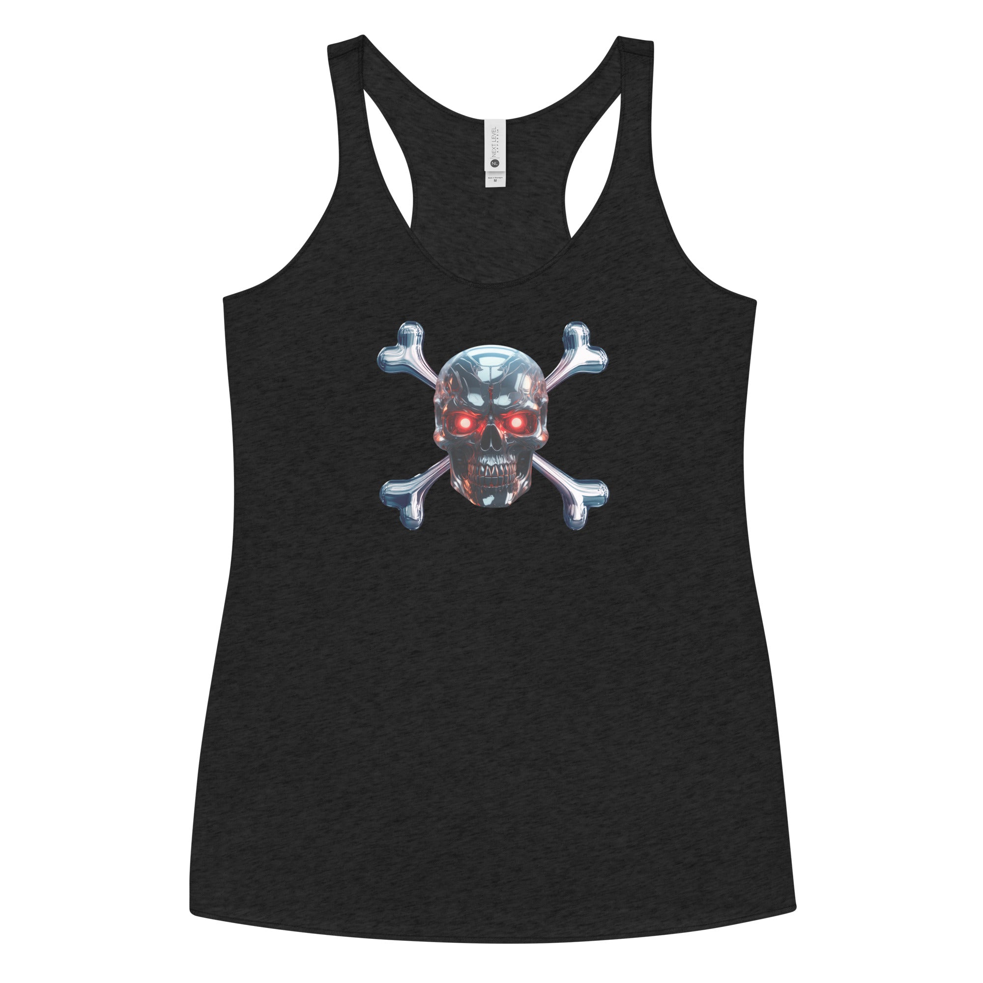 Jolly Roger Terminator Women's Racerback Tank Top