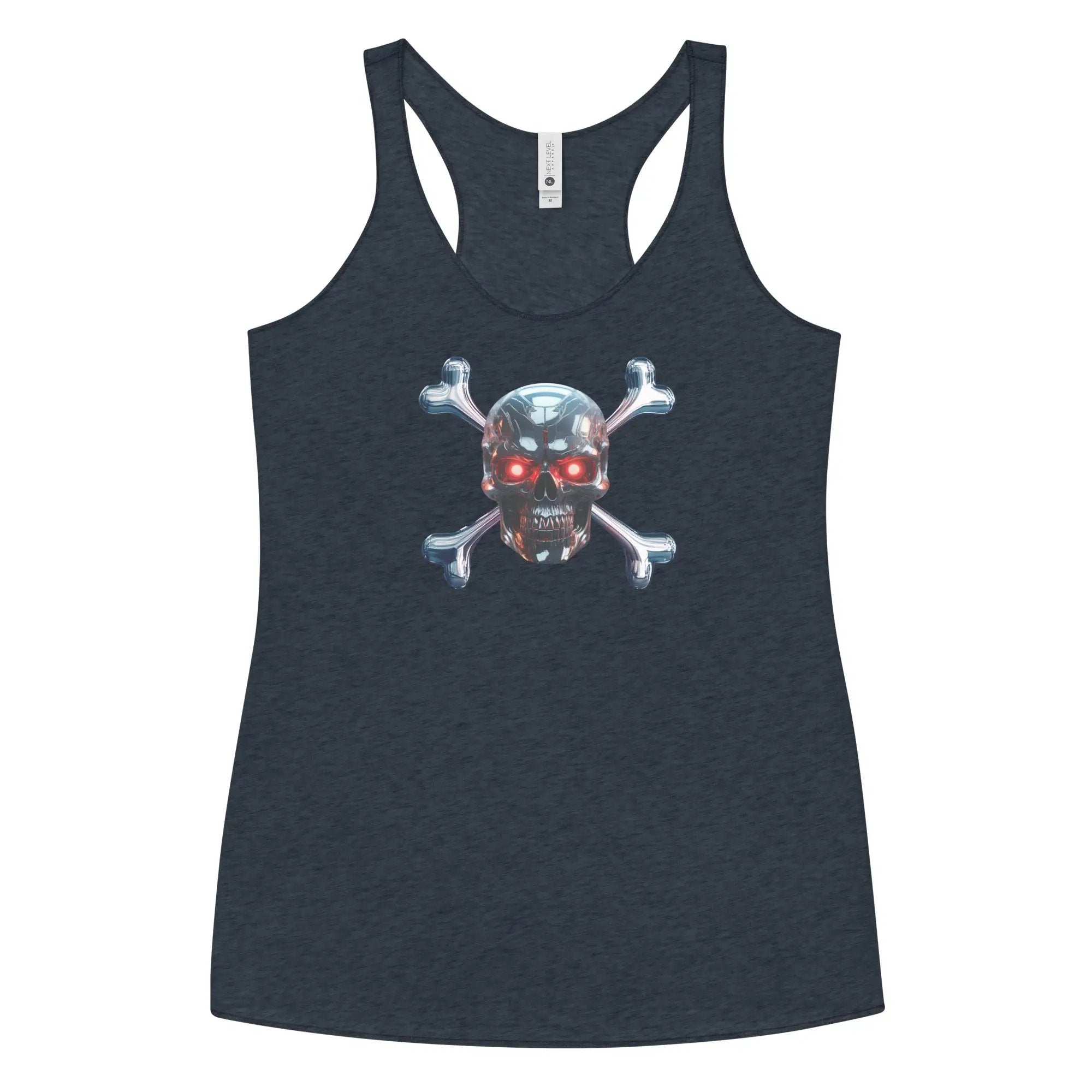 Jolly Roger Terminator Women's Racerback Tank Top