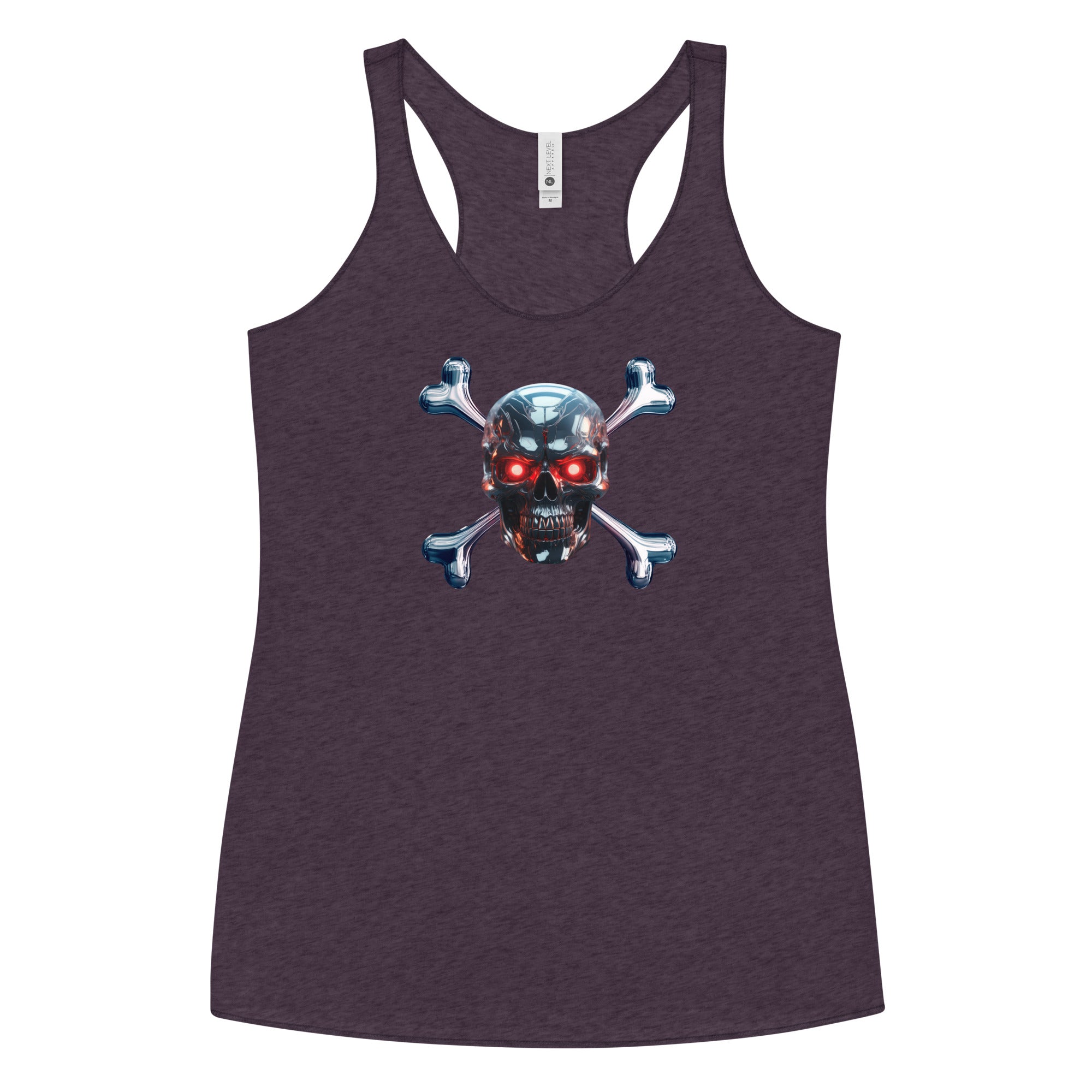 Jolly Roger Terminator Women's Racerback Tank Top