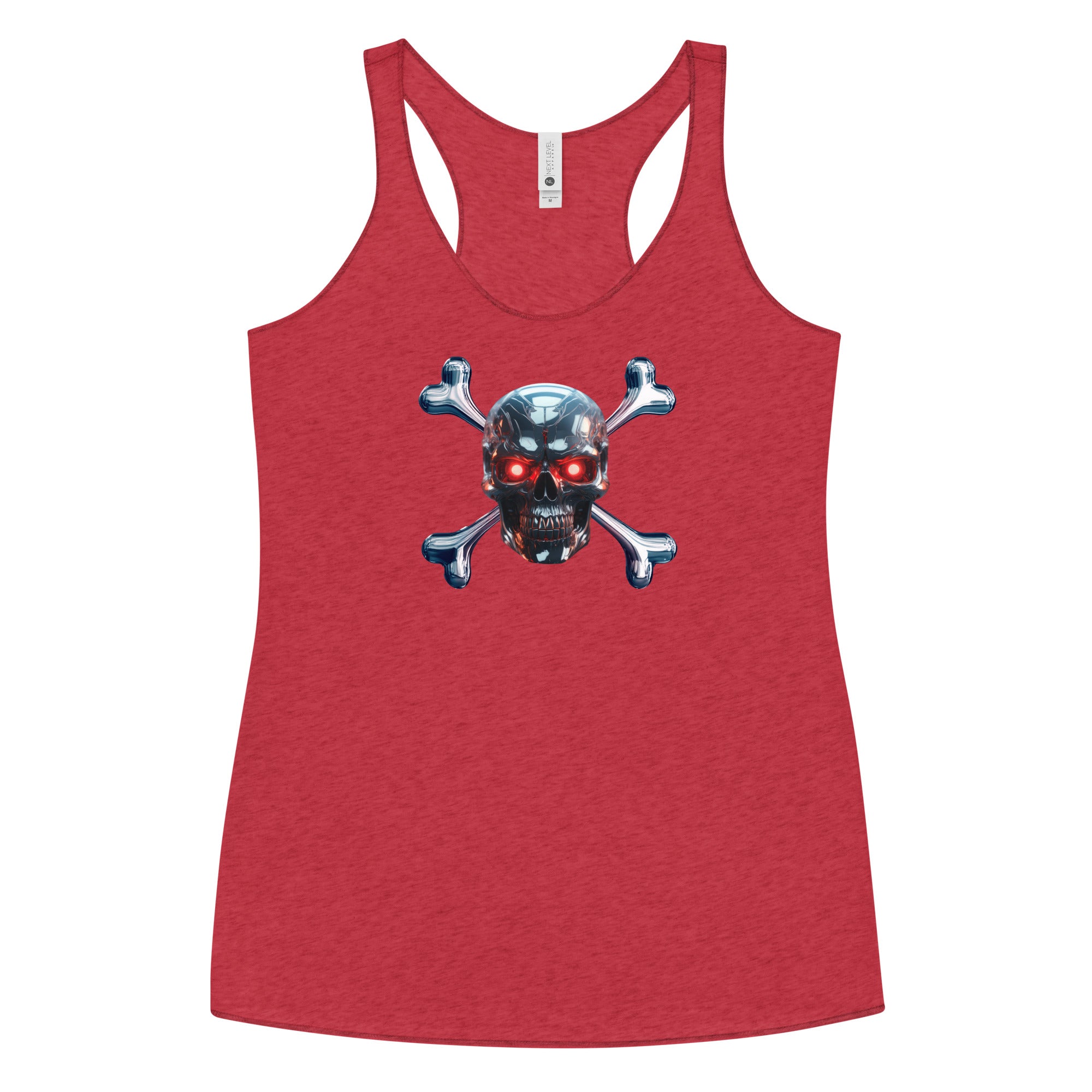 Jolly Roger Terminator Women's Racerback Tank Top
