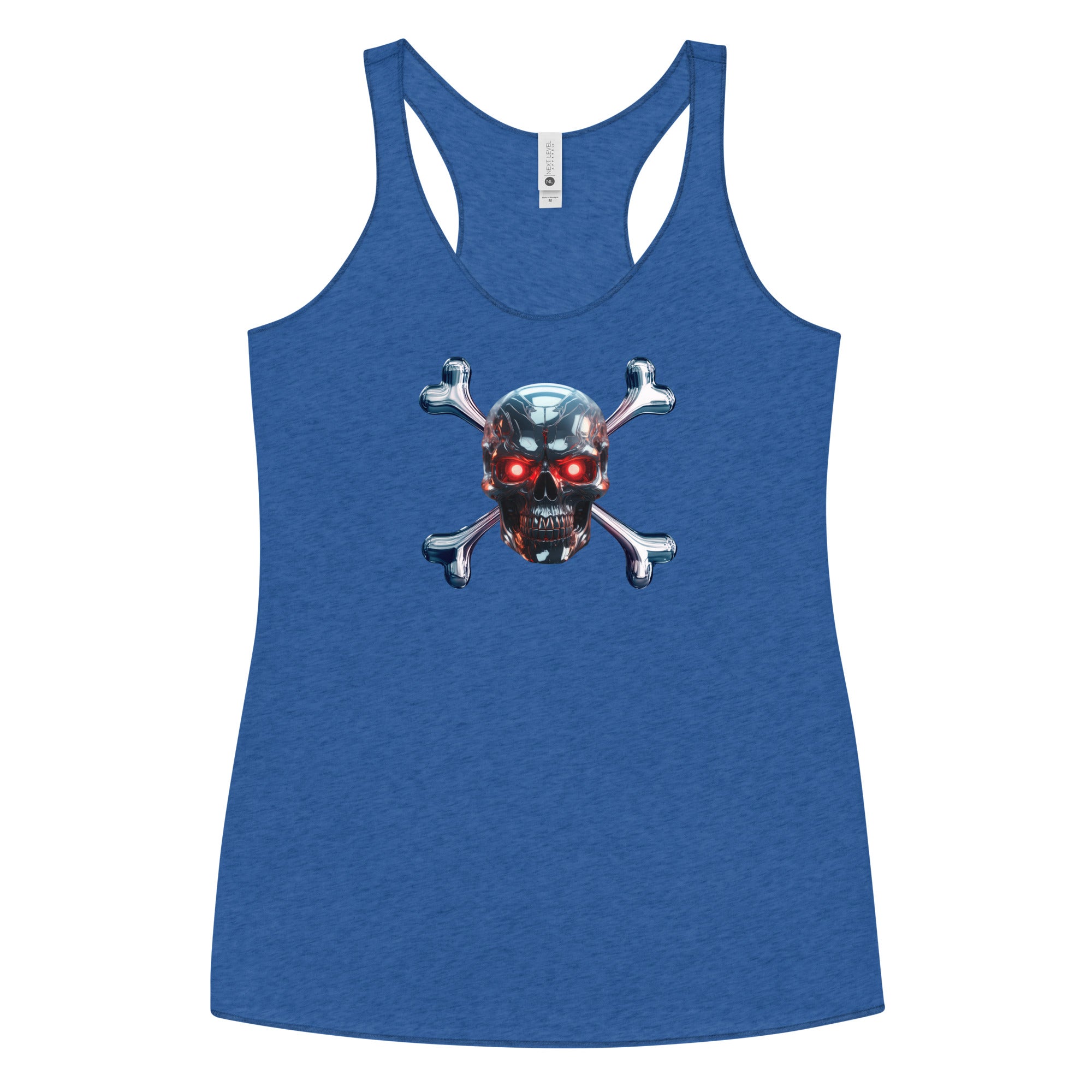 Jolly Roger Terminator Women's Racerback Tank Top
