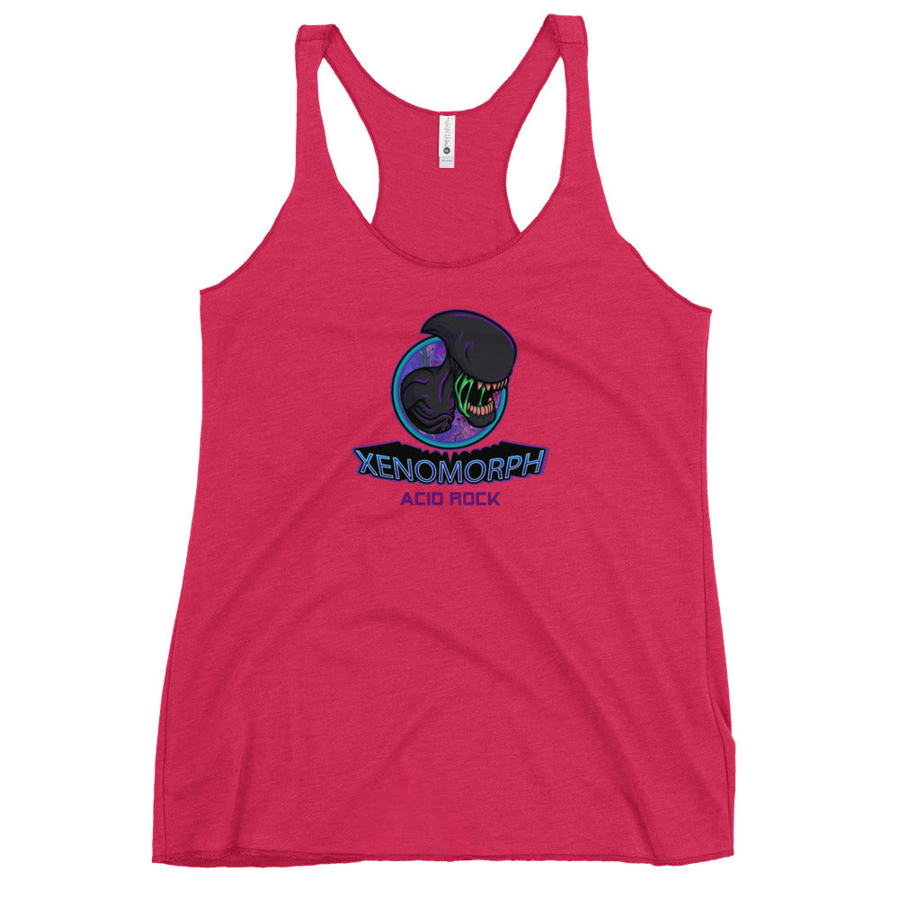 a women's tank top with the logo of a black cat