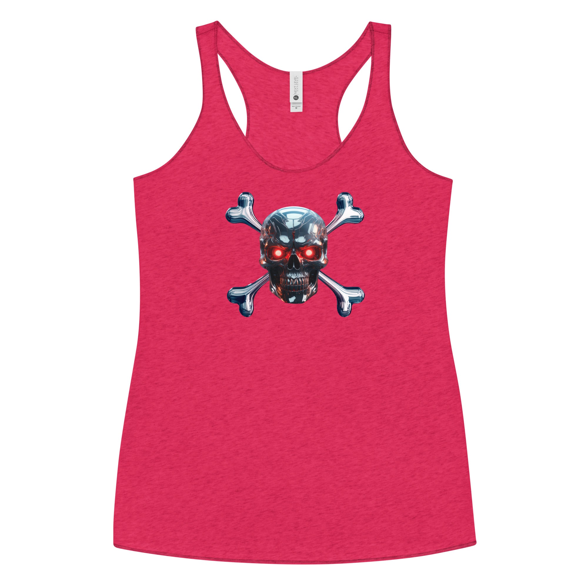 Jolly Roger Terminator Women's Racerback Tank Top